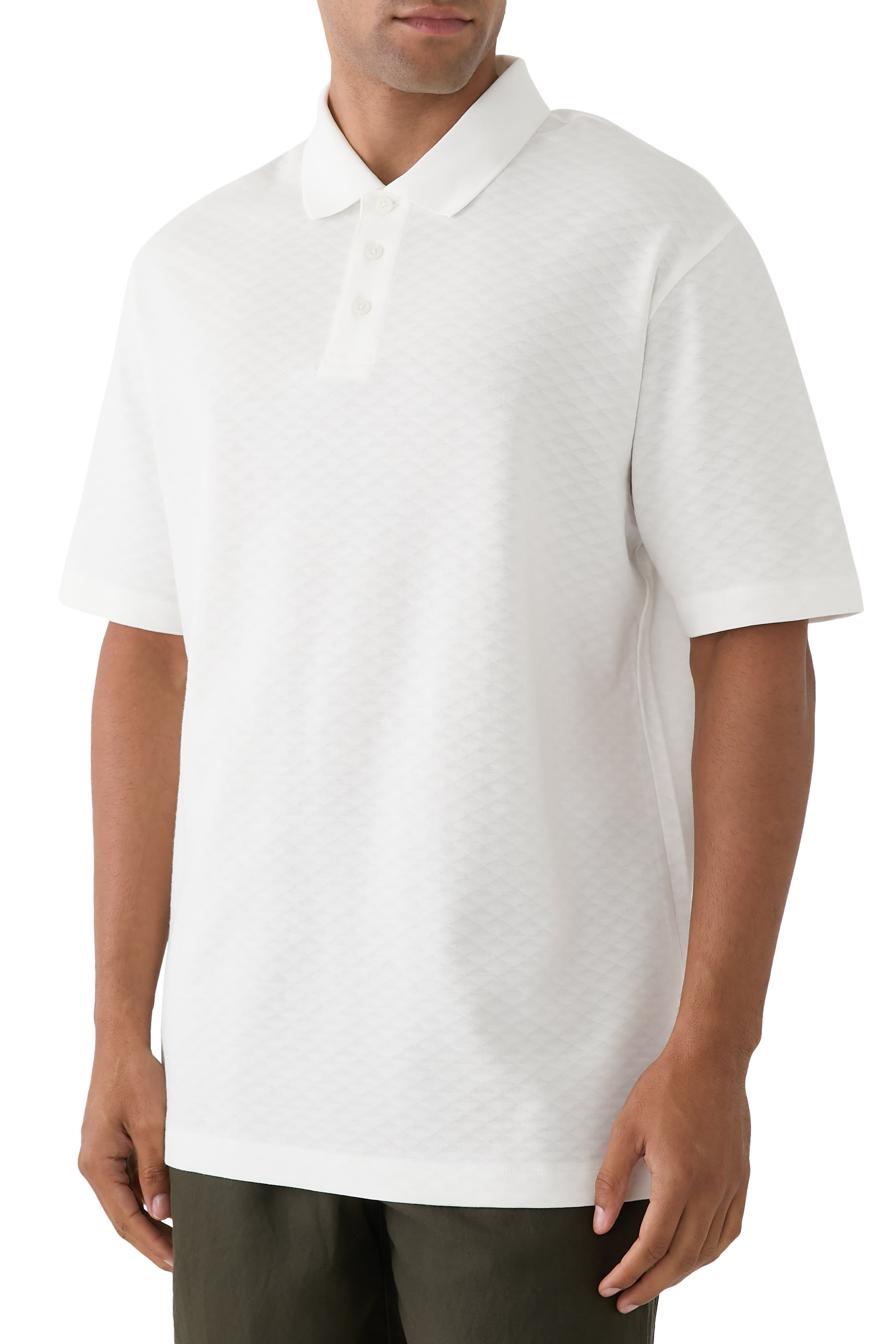 Polo with All Over Embroidery