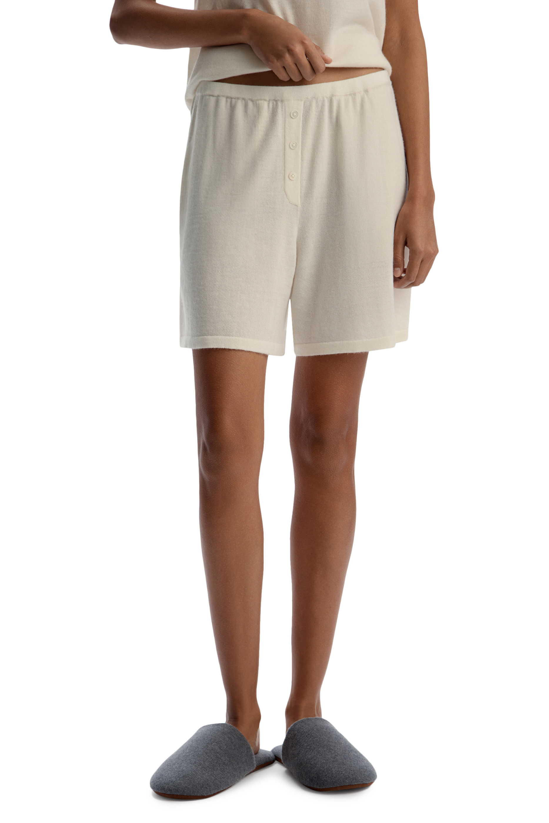 Textured Terry Shorts