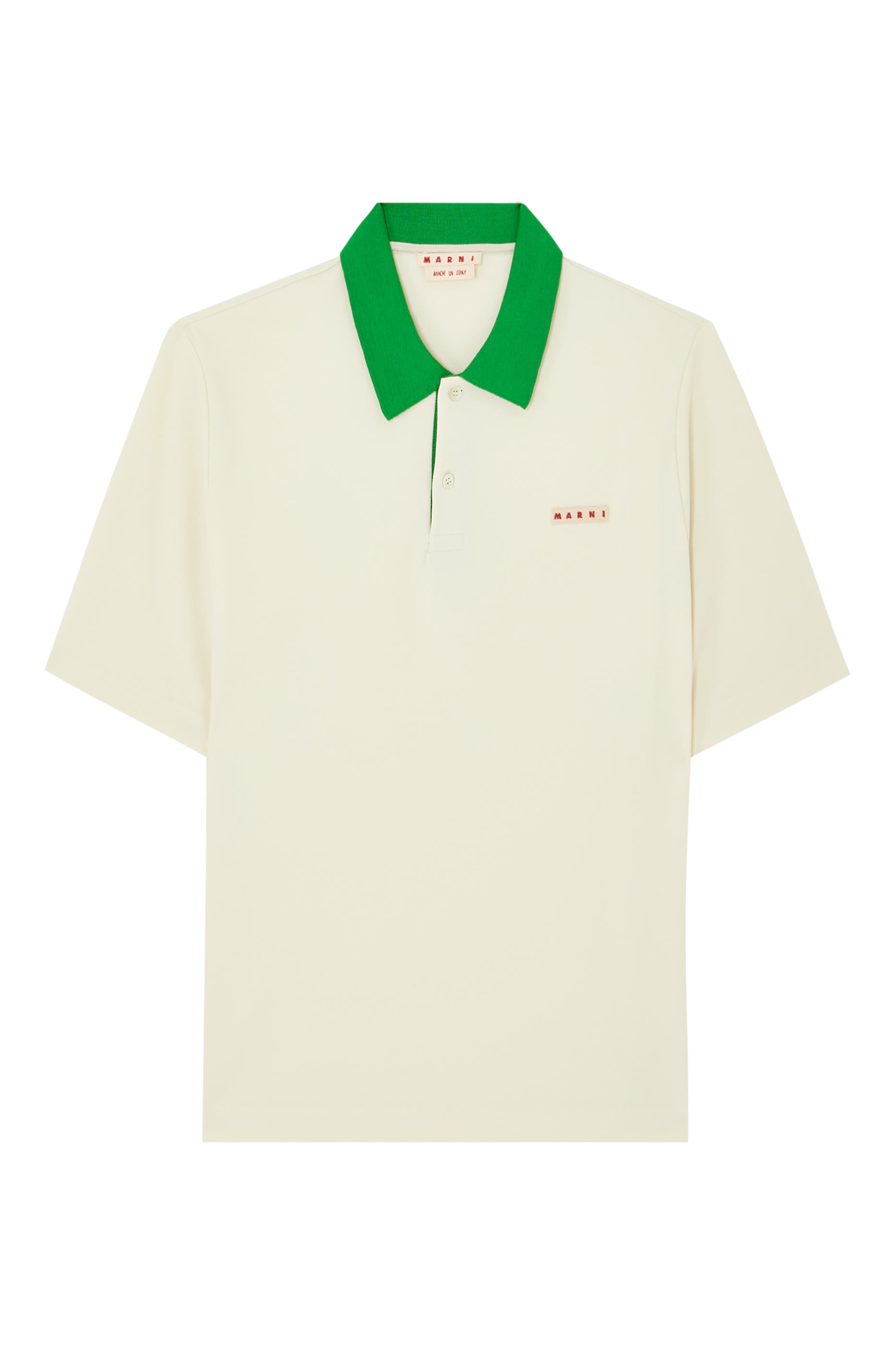 Contrast Collar Piqu&eacute; Polo Shirt