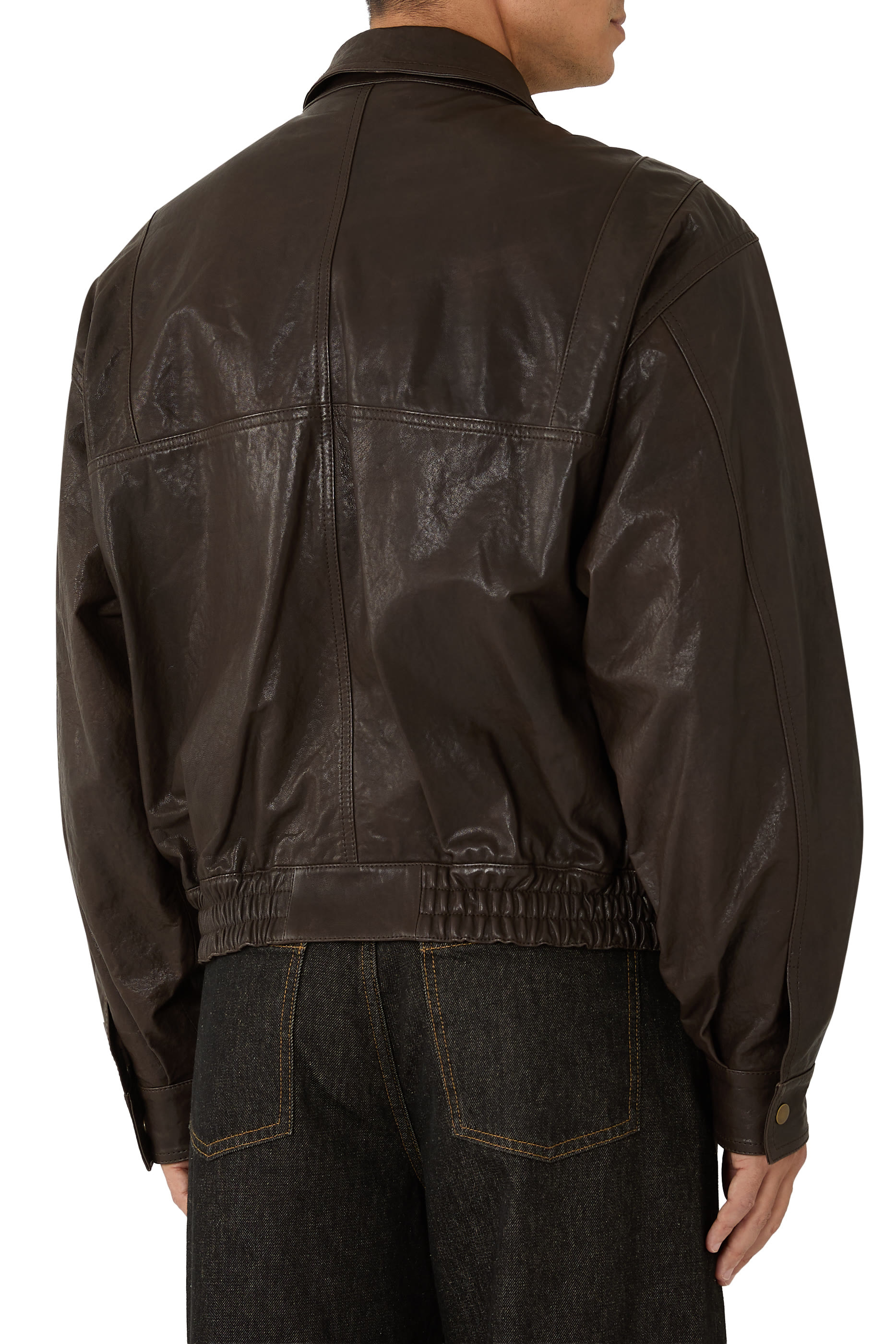 Stud-Detail Collar Jacket