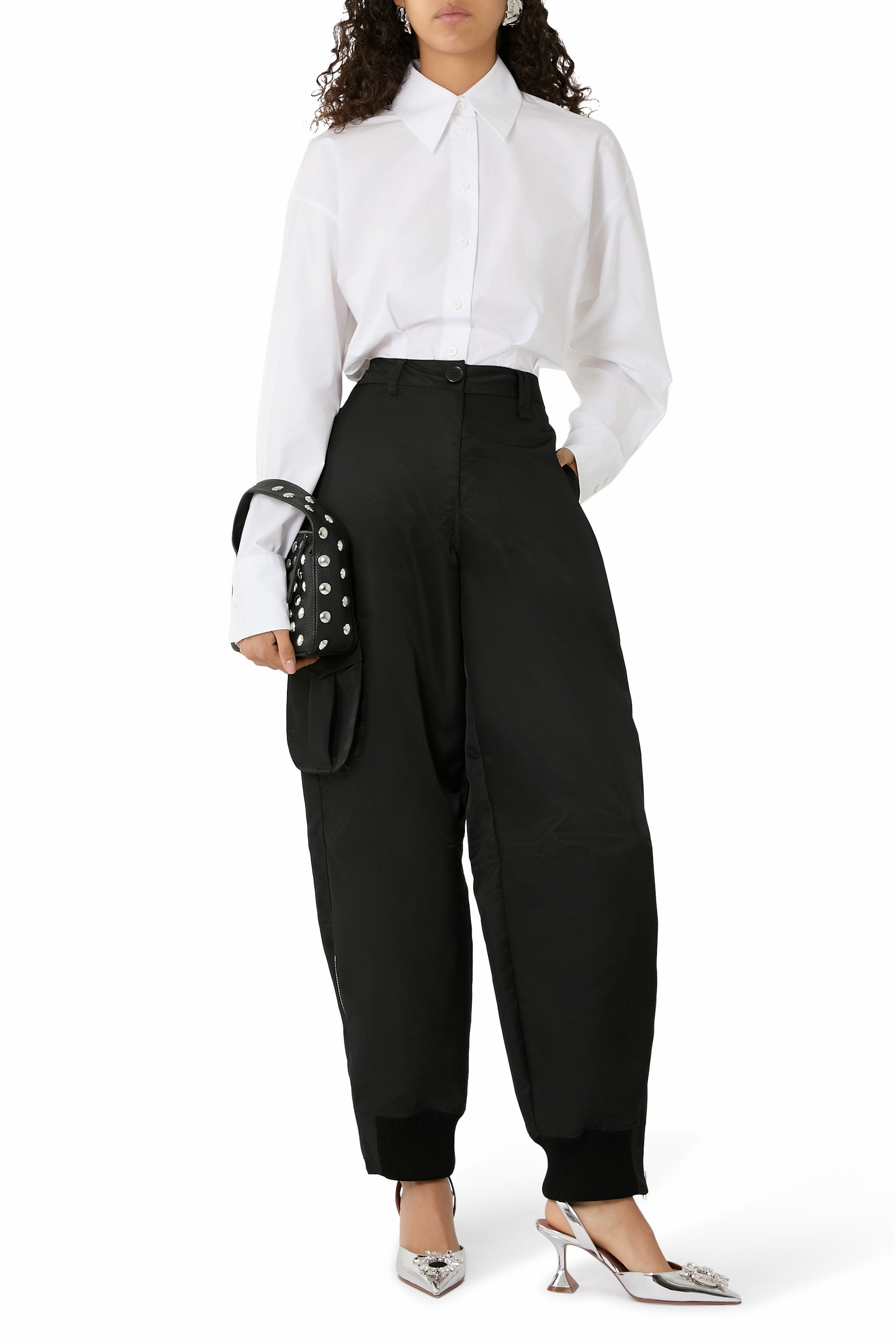  Ankle Zip Pocket Trousers