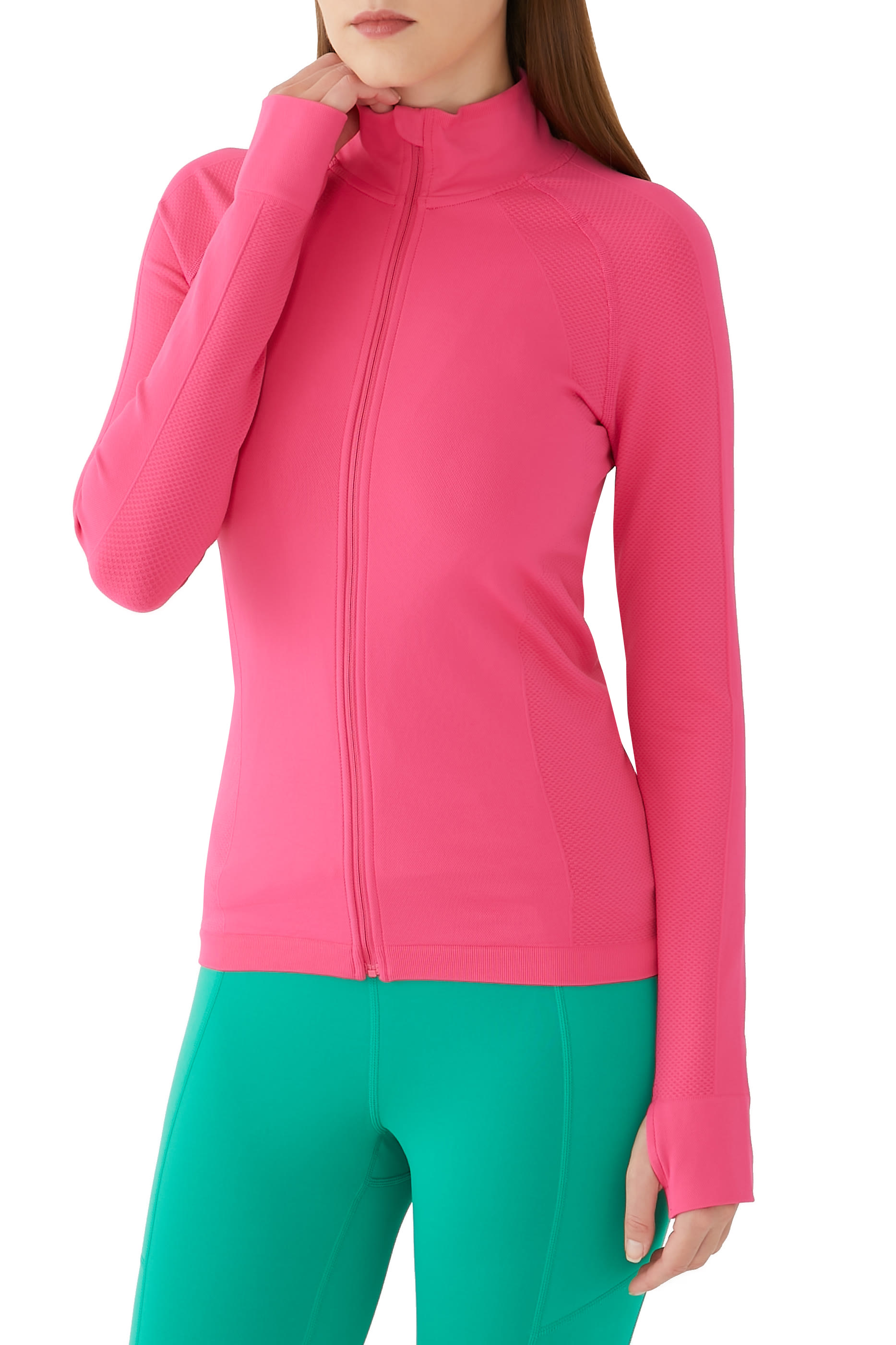 Athlete Doubleweight Seamless Workout Zip Up