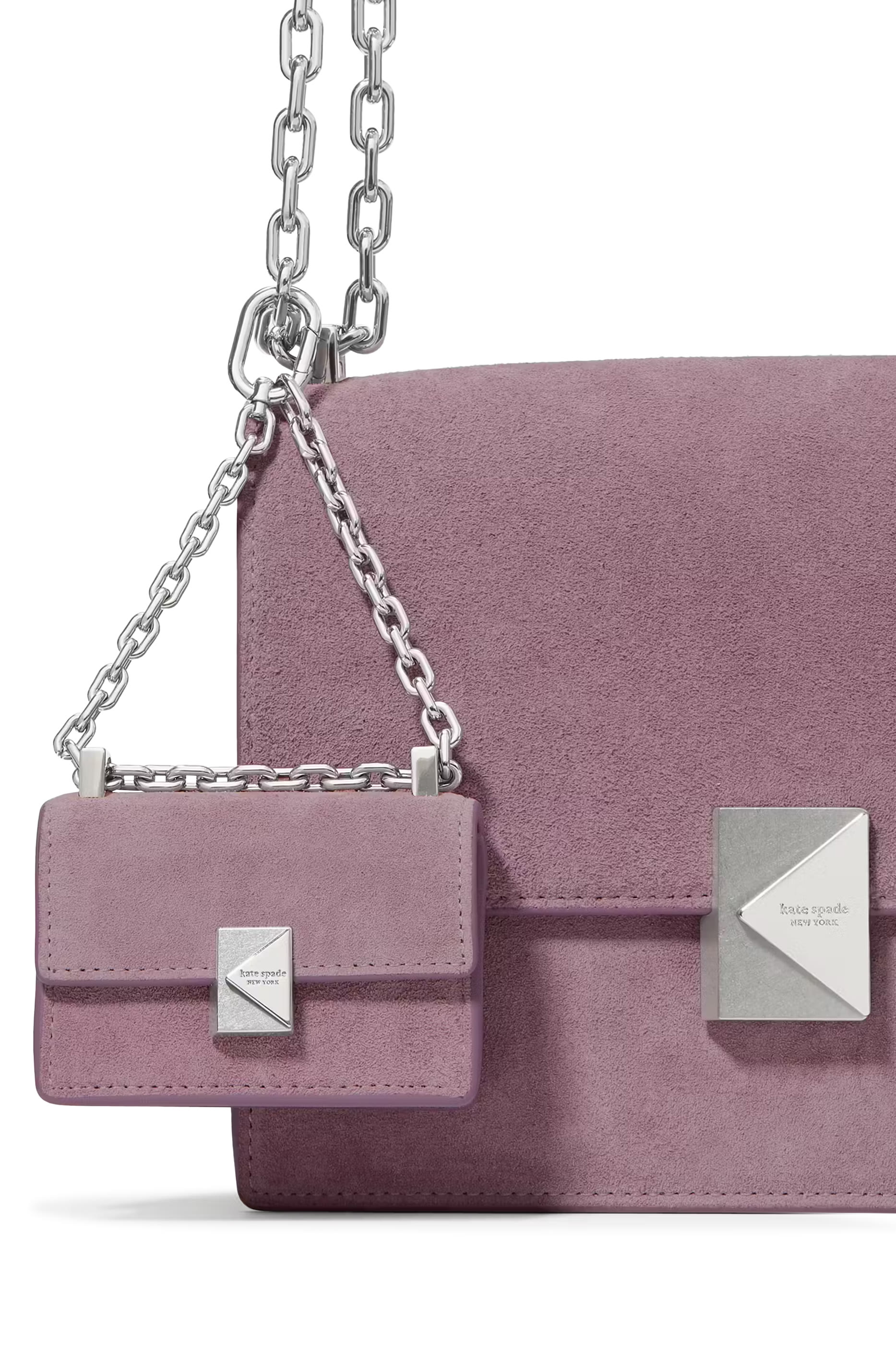 Charmed Suede Nano Deco Bag Charm 