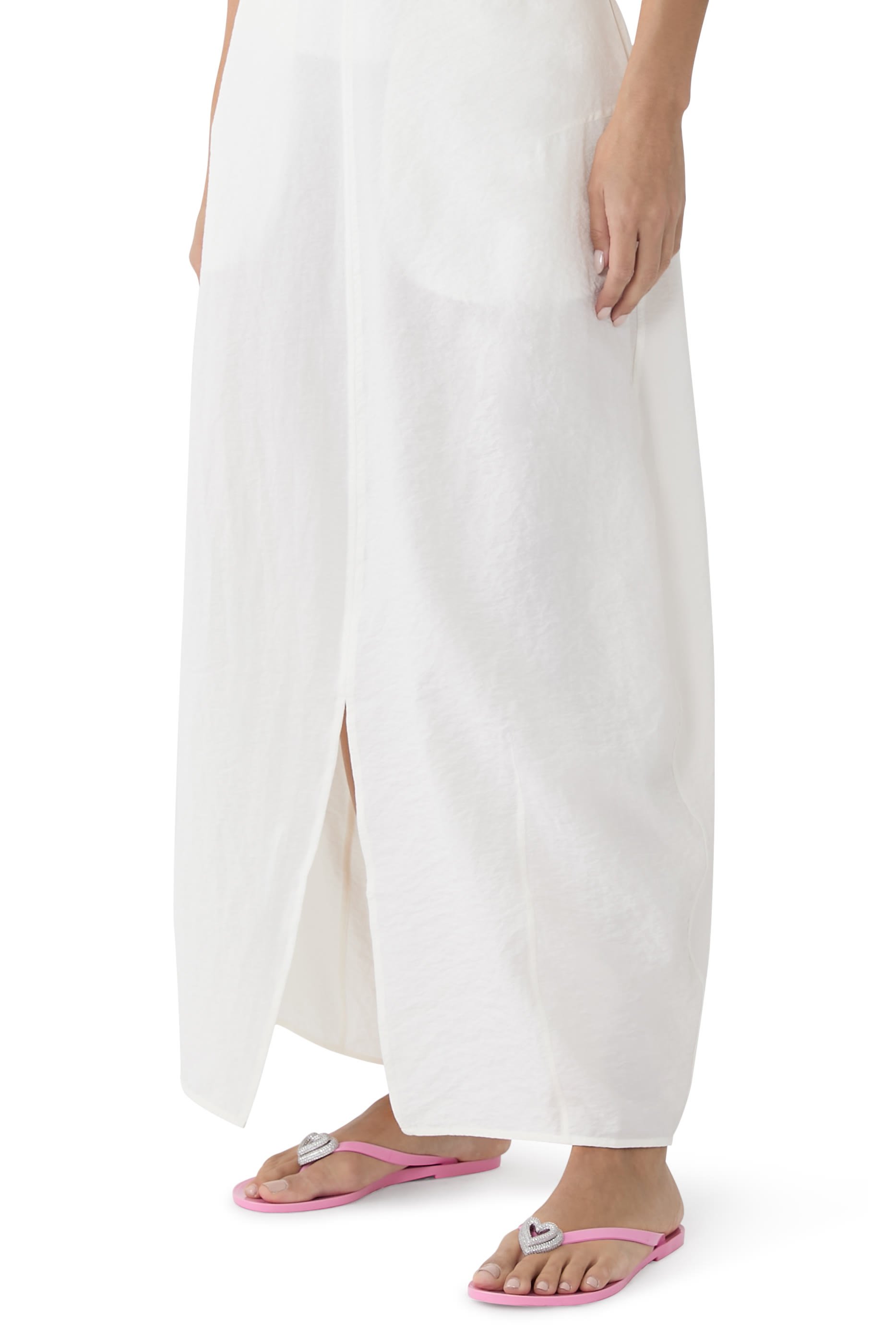 Double Heart Thong Flip Flops