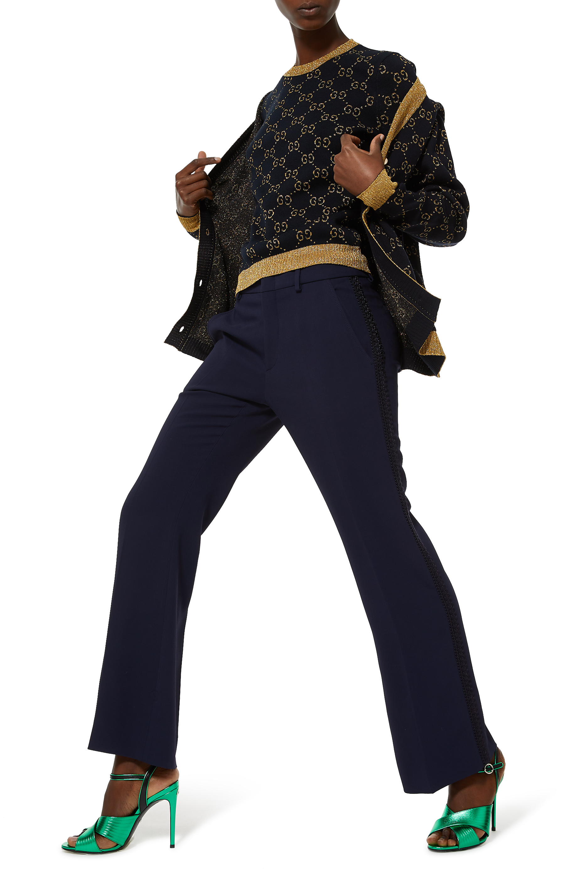 Betsy Metallic Leather Sandals