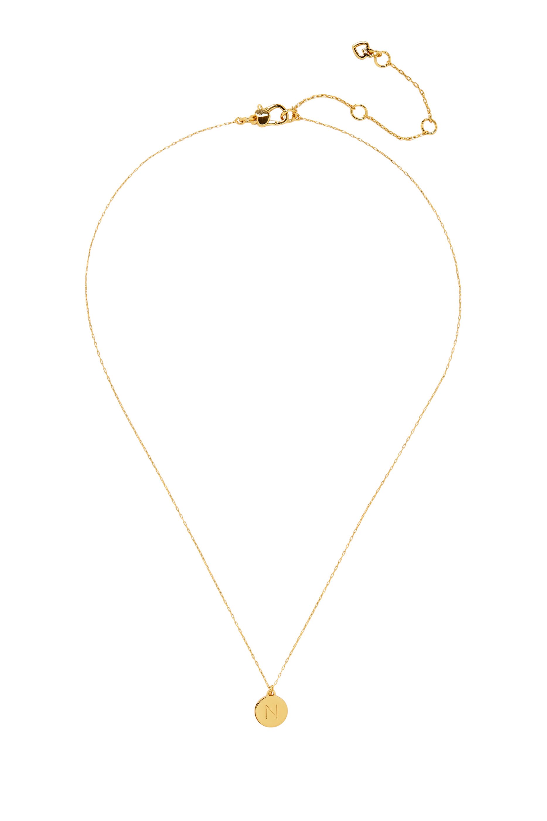 Initial &lsquo;N&rsquo; Mini Pendant