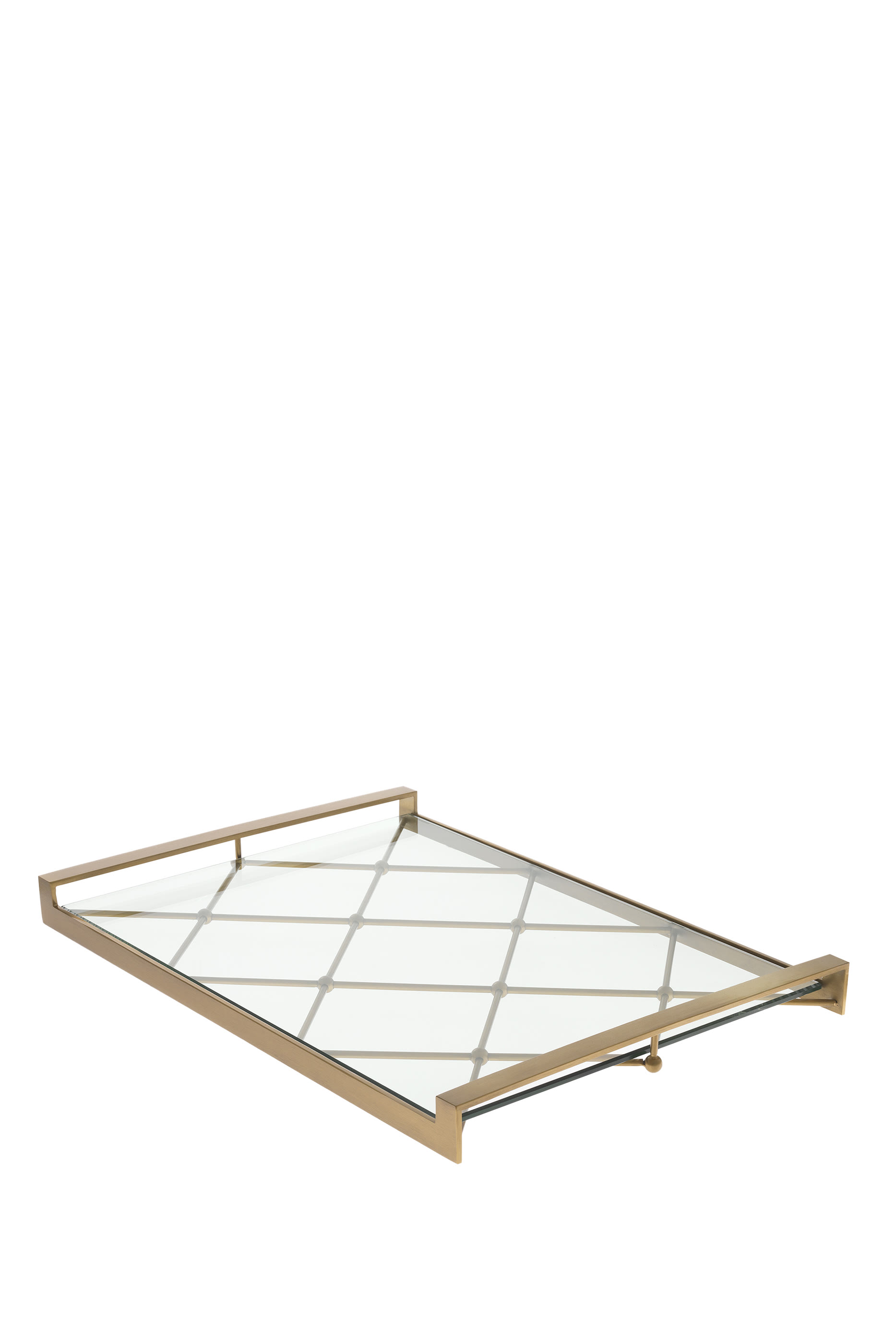 Goa Brushed Brass Tray