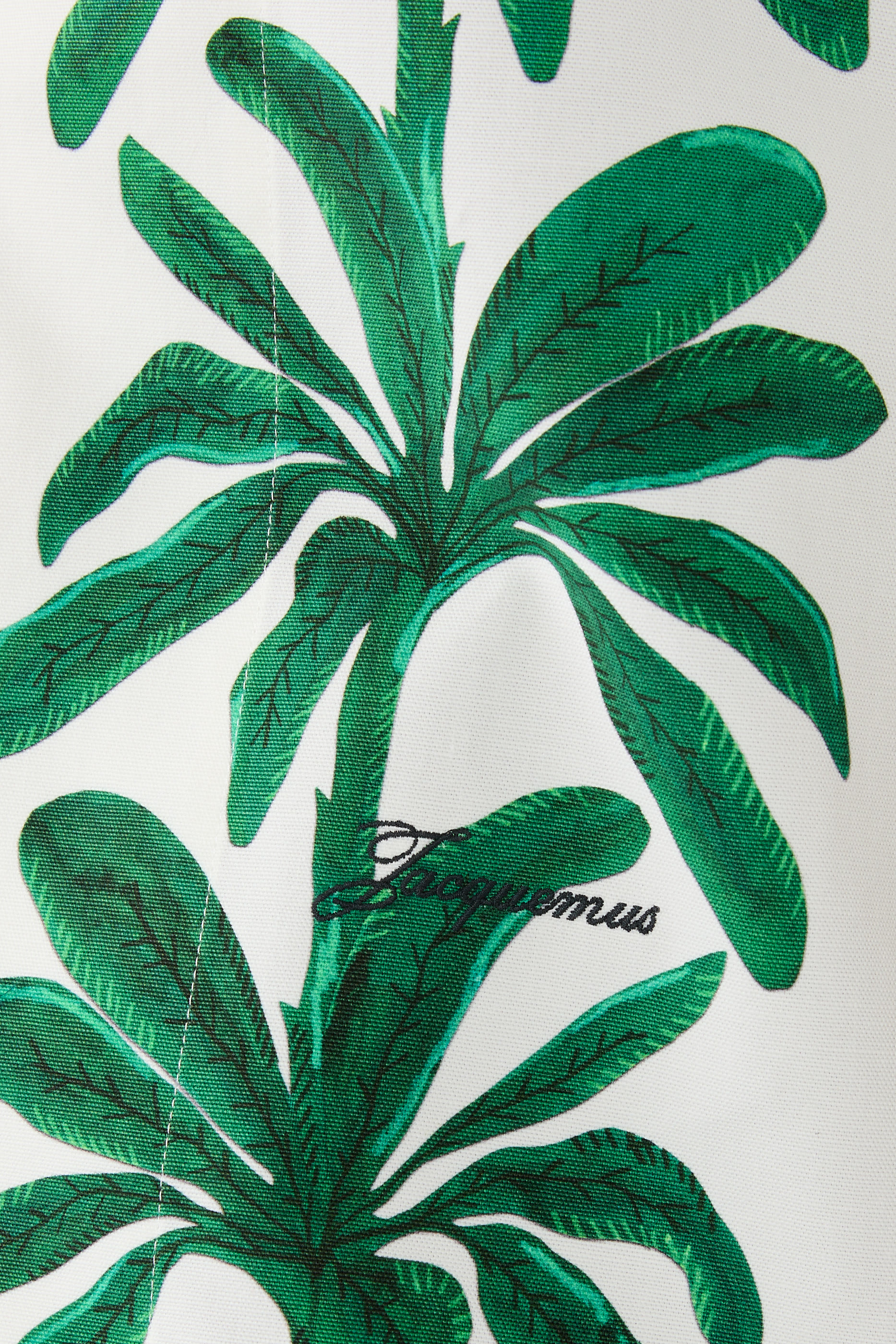 Painted Palm Trees Short-Sleeved Shirt