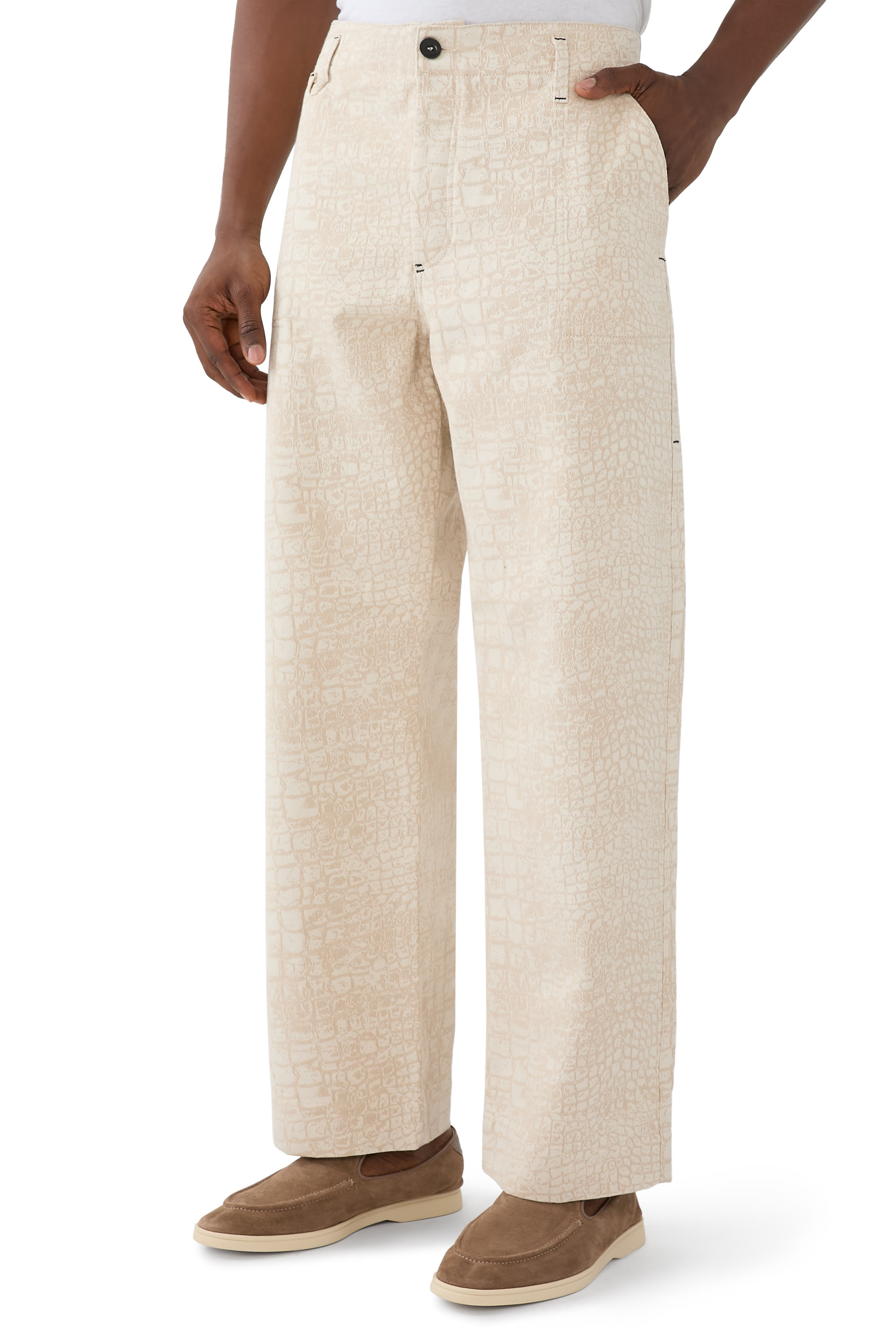 The Fernando De-N&icirc;mes Denim Pants