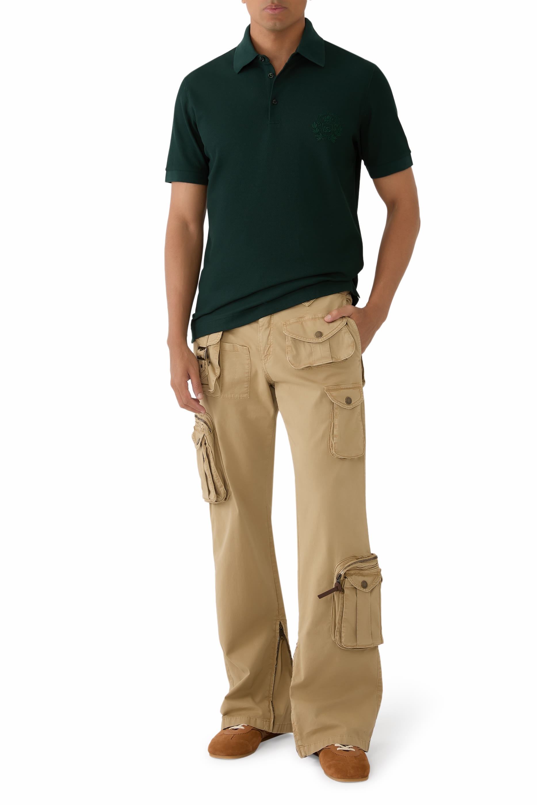 Logo Cargo Pants
