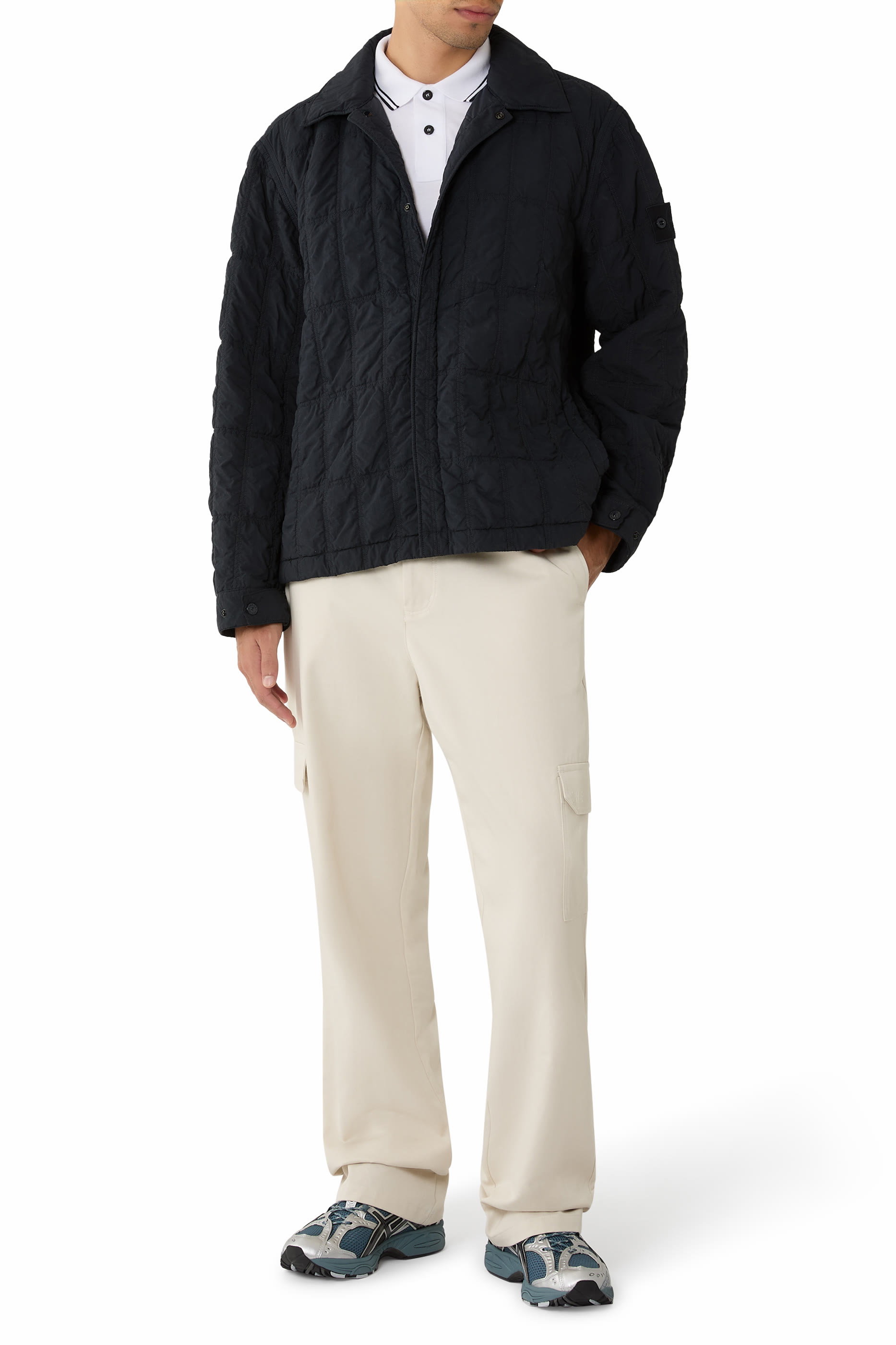 Logo Ghost Quilted Jacket