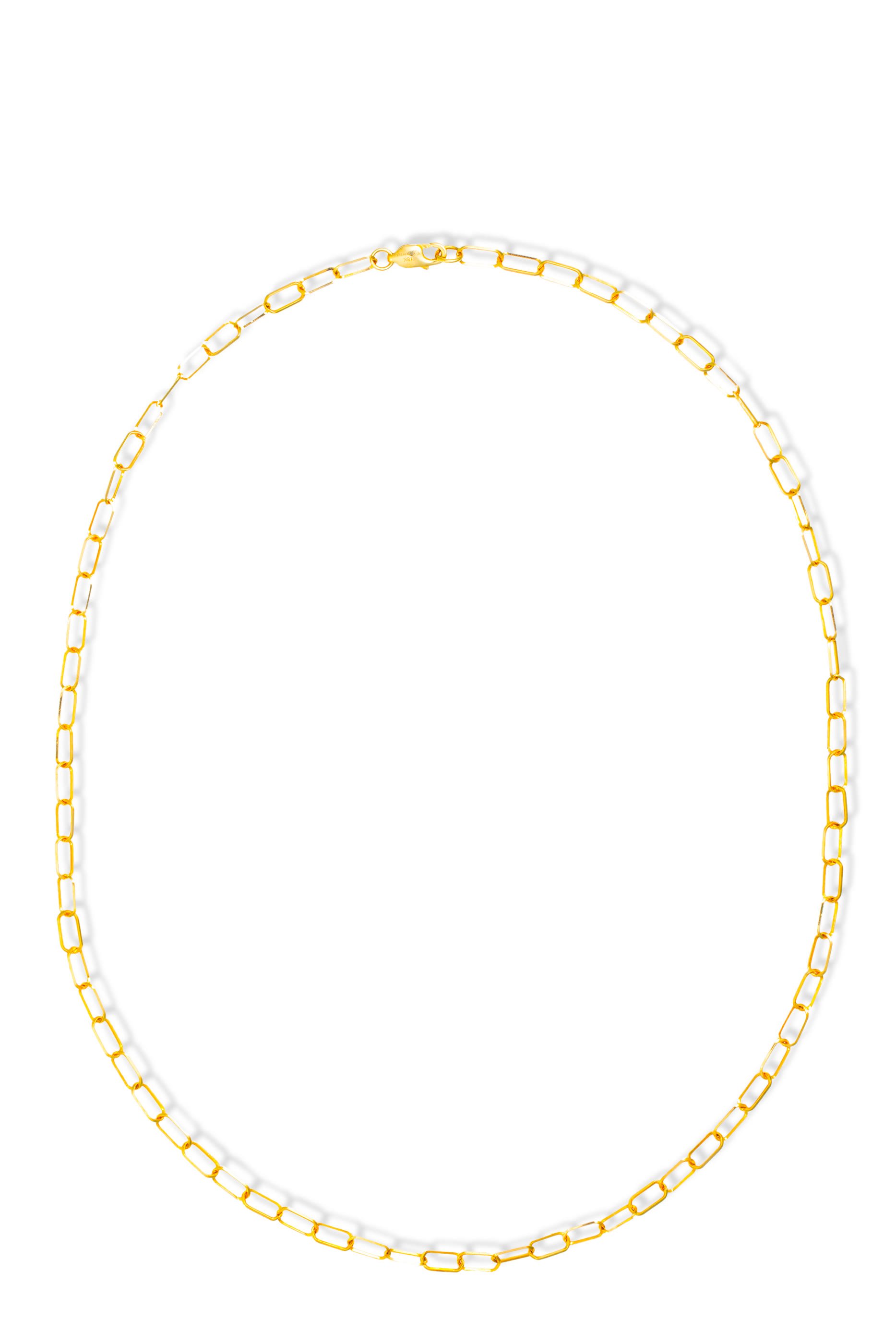 Chain Necklace, 18K Yellow Gold