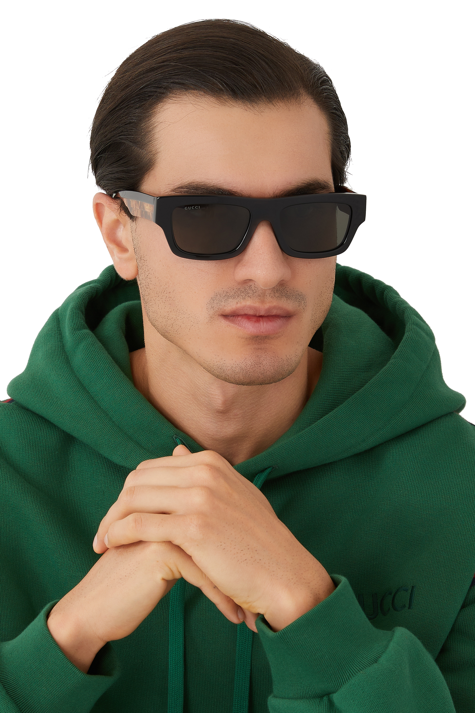 Rectangular Acetate Sunglasses