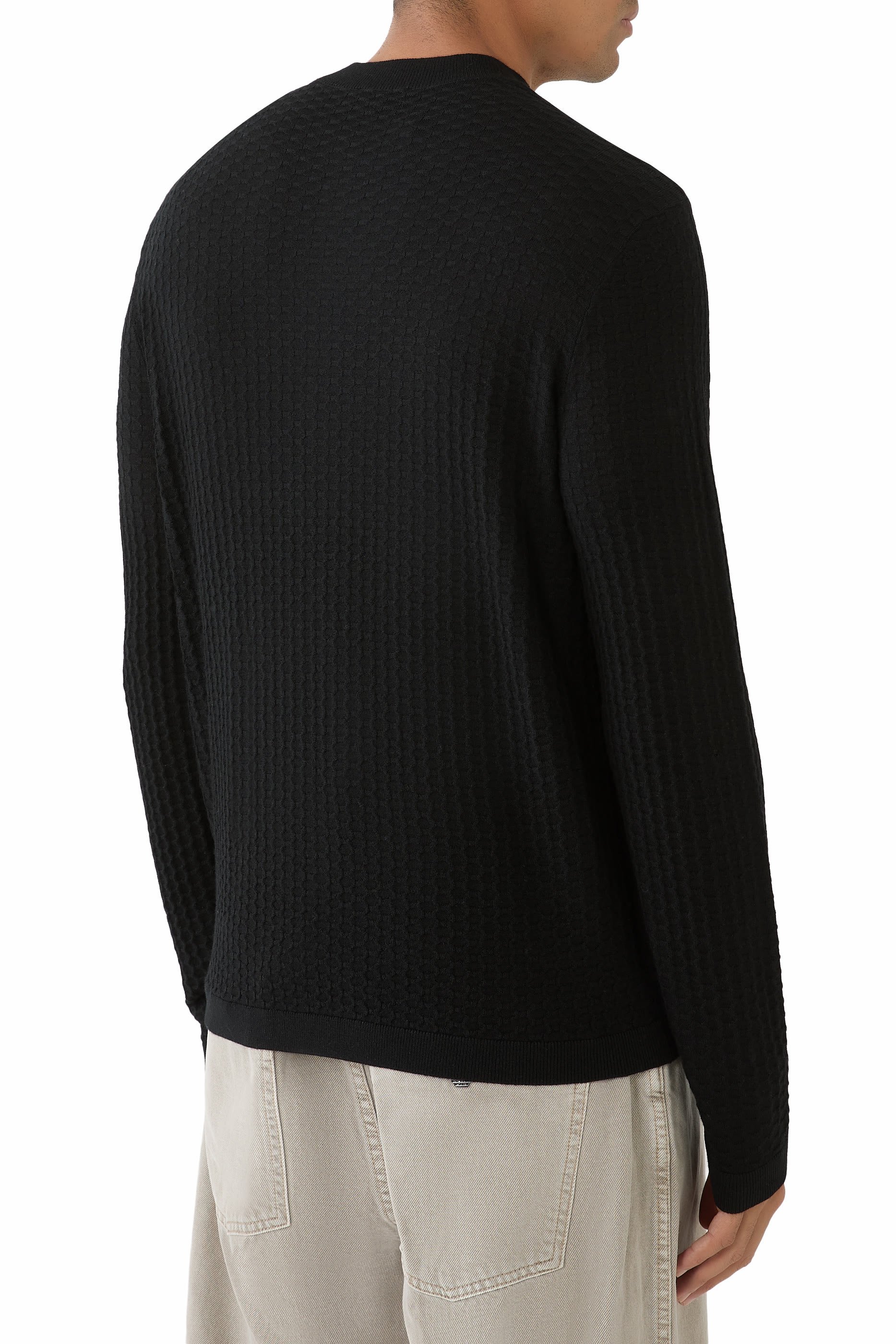 Crewneck Pure Virgin Wool Jumper