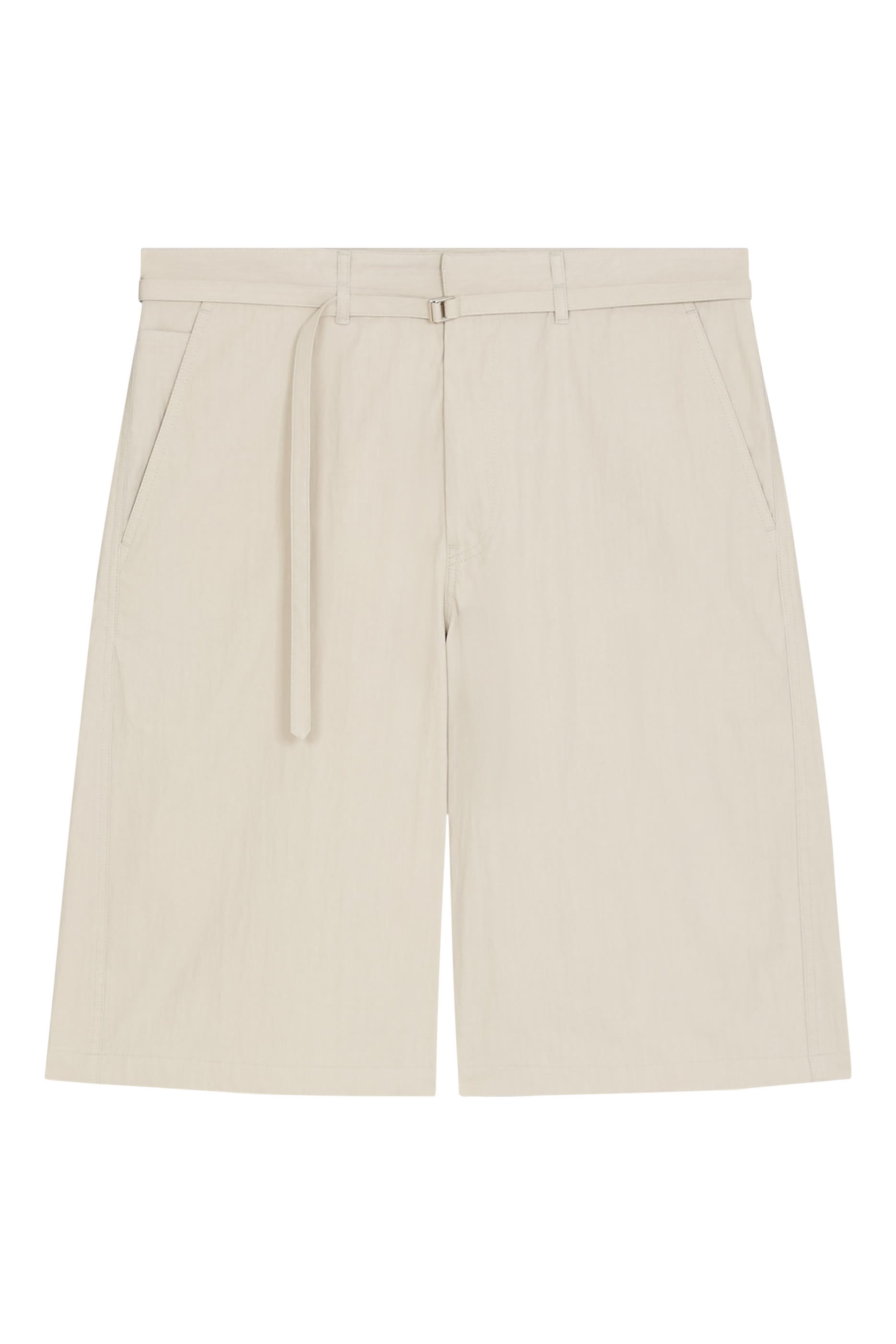 Belted Curved Shorts