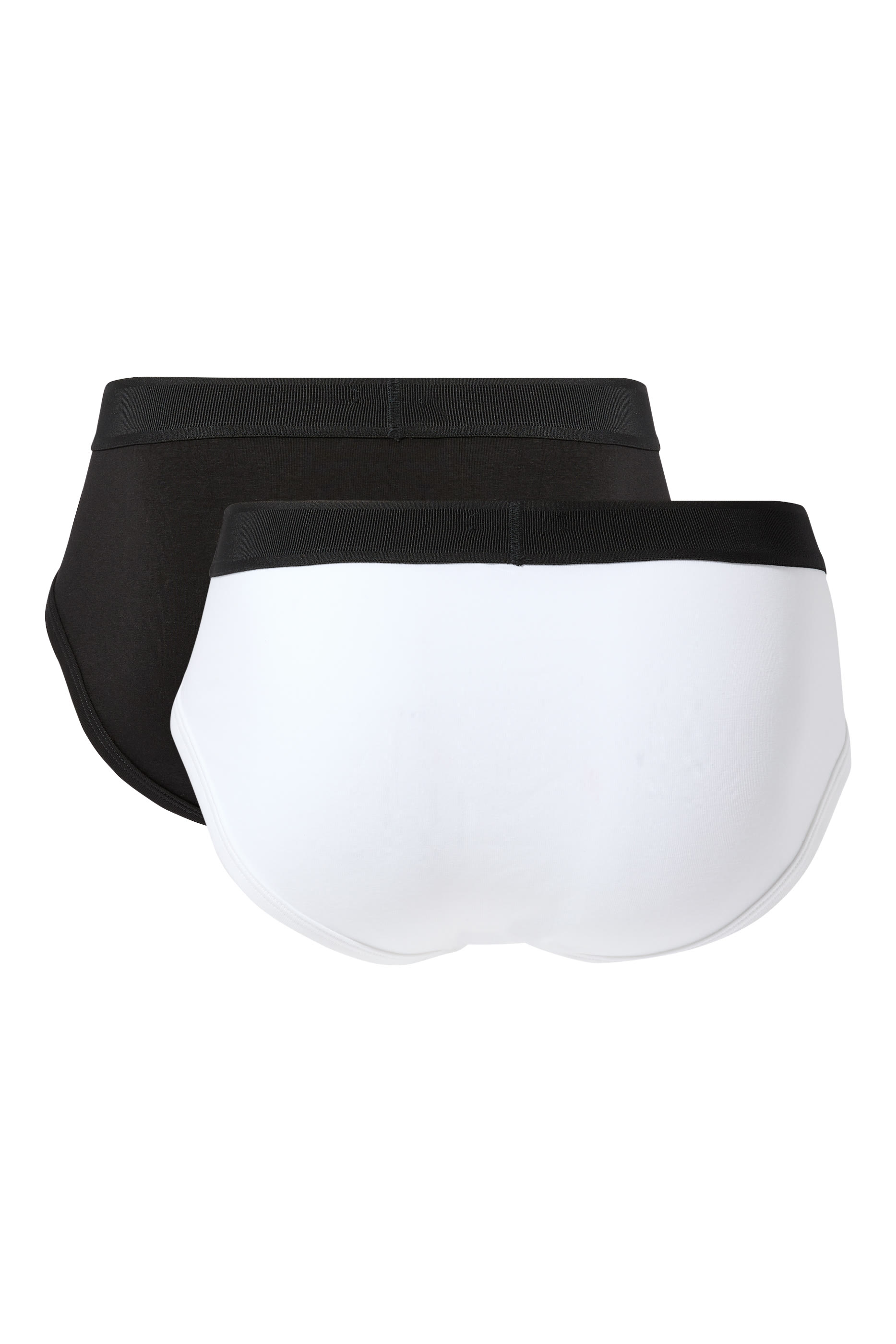 Cotton Stretch Jersey Briefs, Set of 2