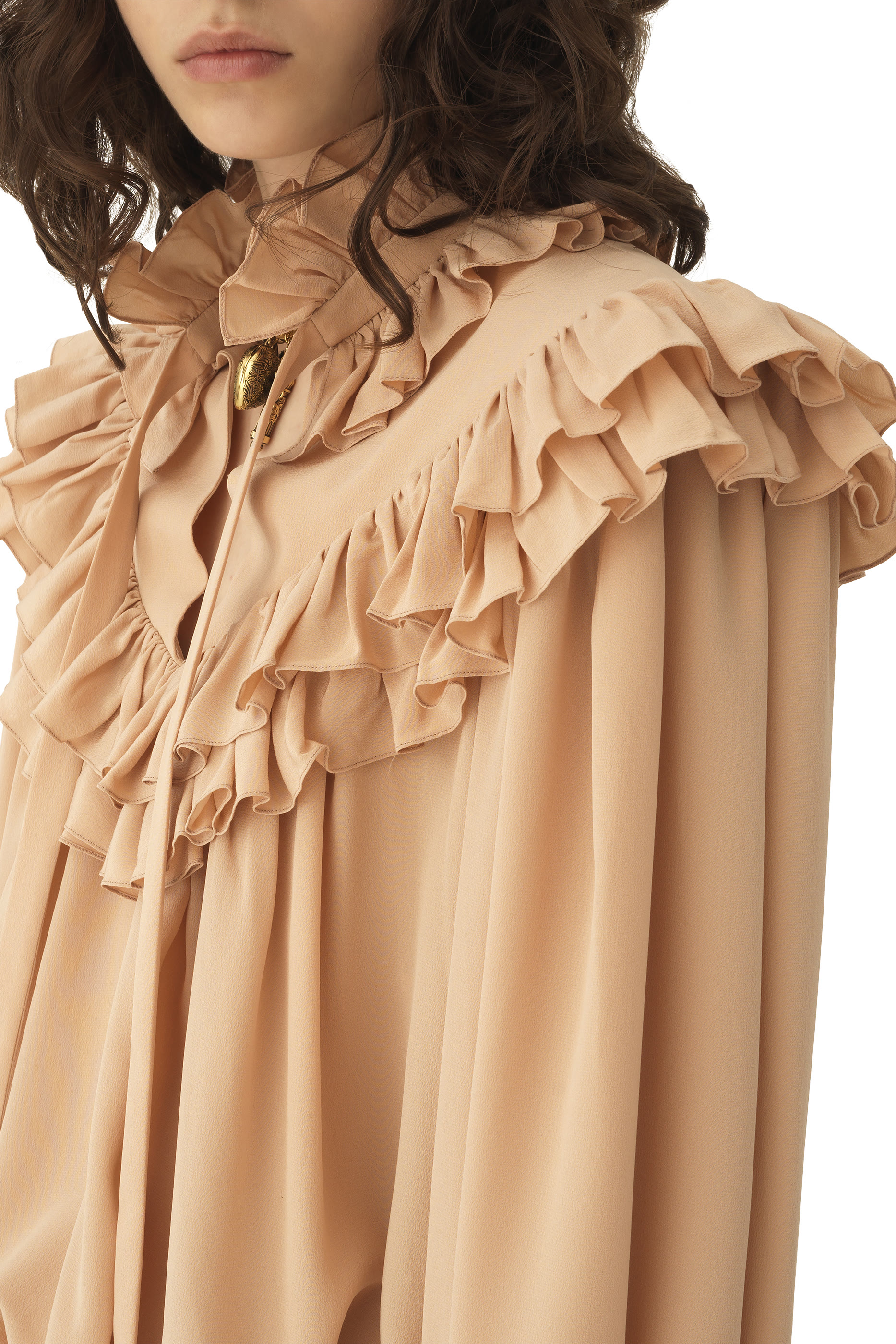 Oversized Ruffle Top