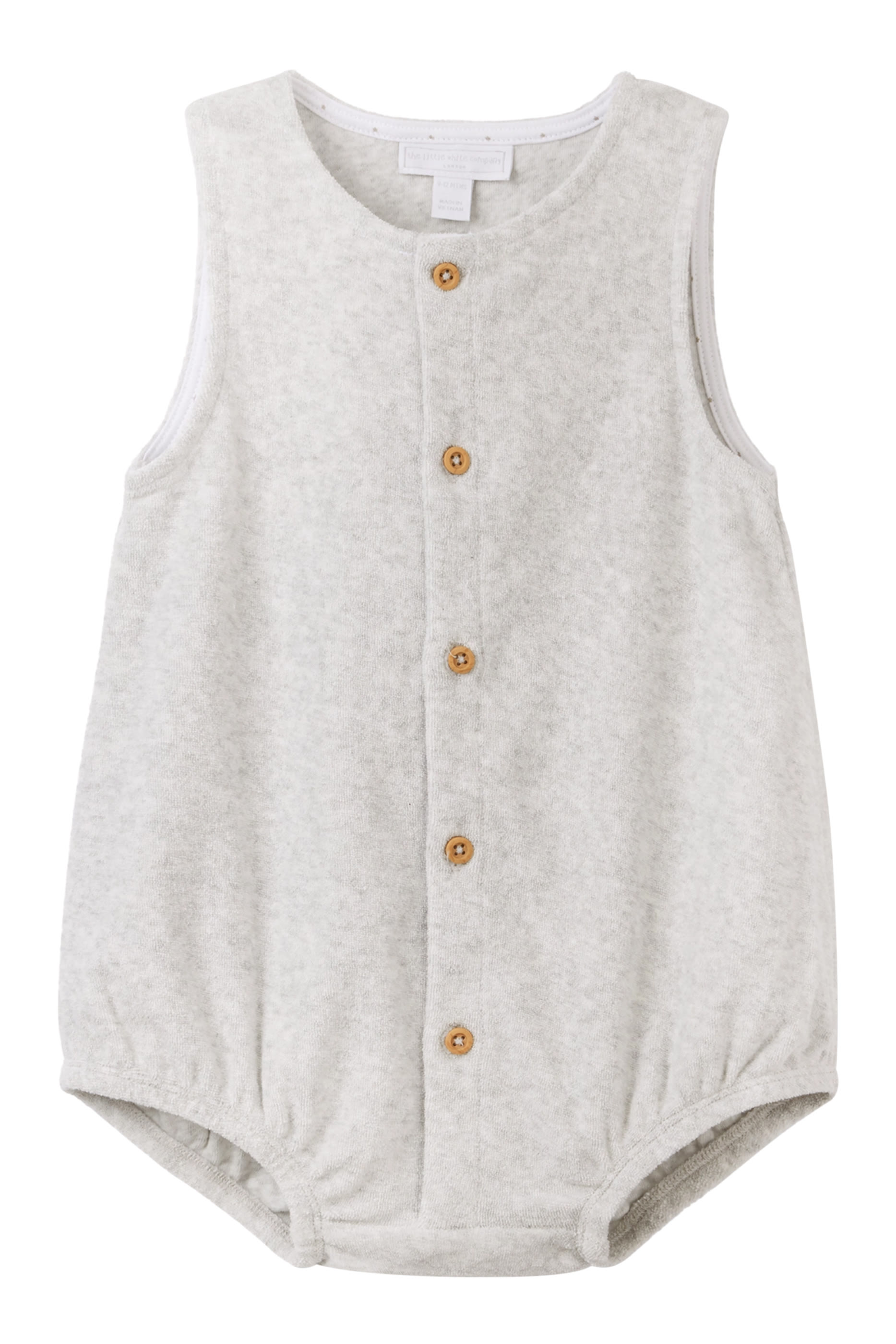 Kids Organic Cotton Terry Bubble Playsuit