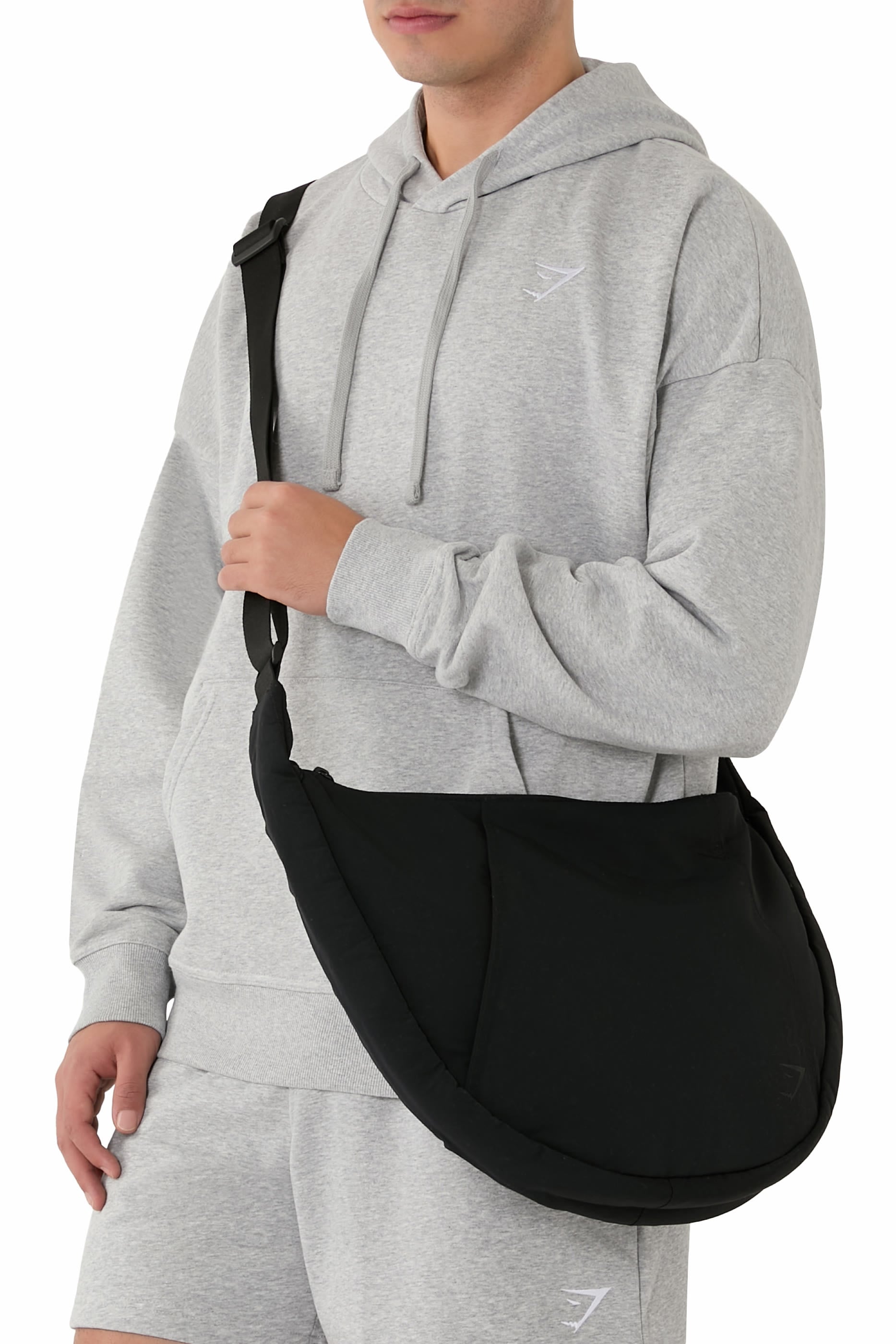 Large Pleat Crossbody Bag
