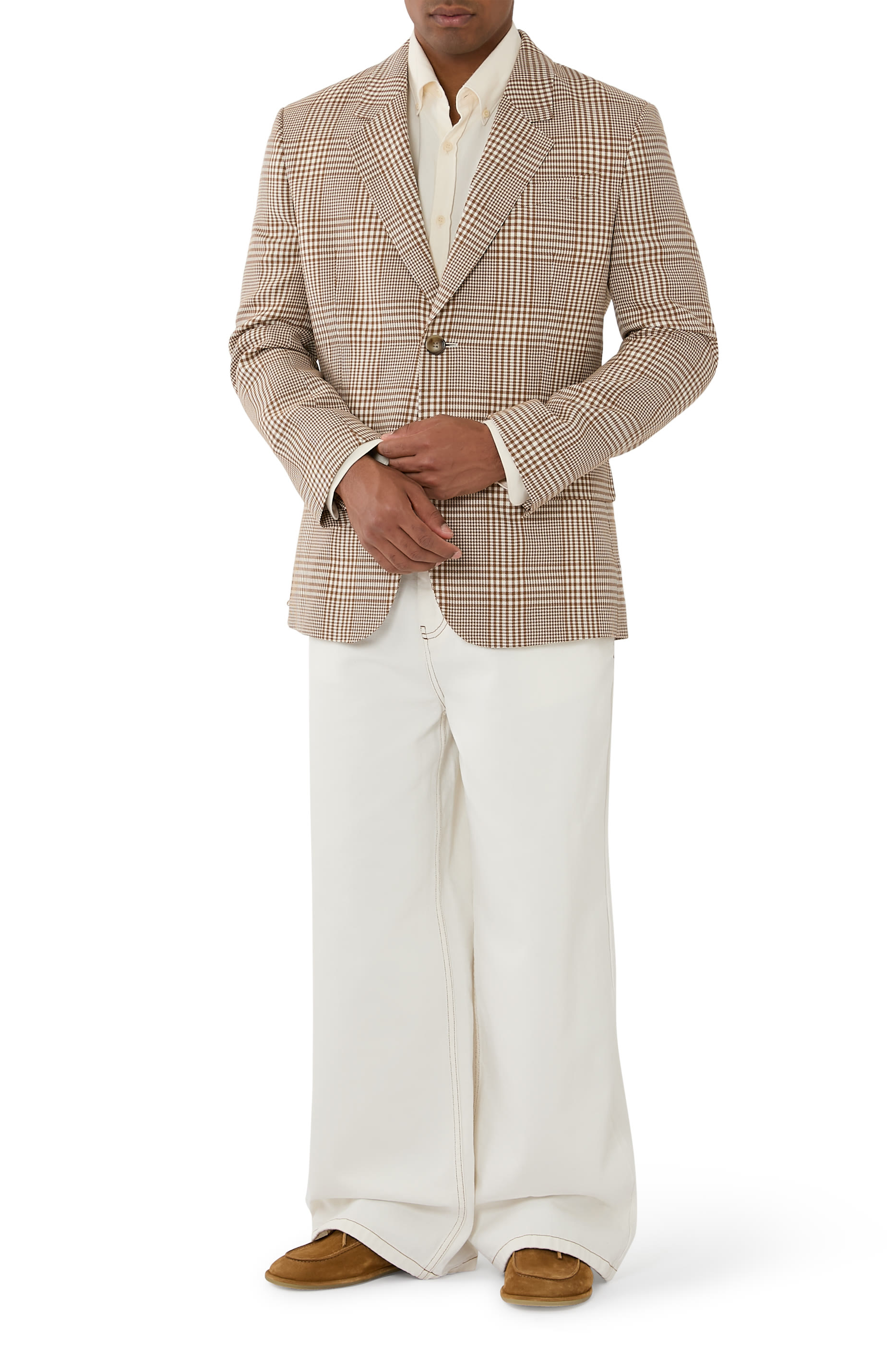 Cotton Wide Fit Trousers