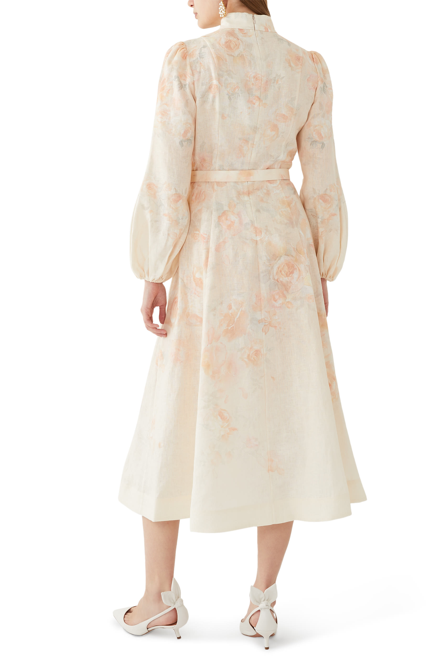 Crush Buttoned Midi Dress