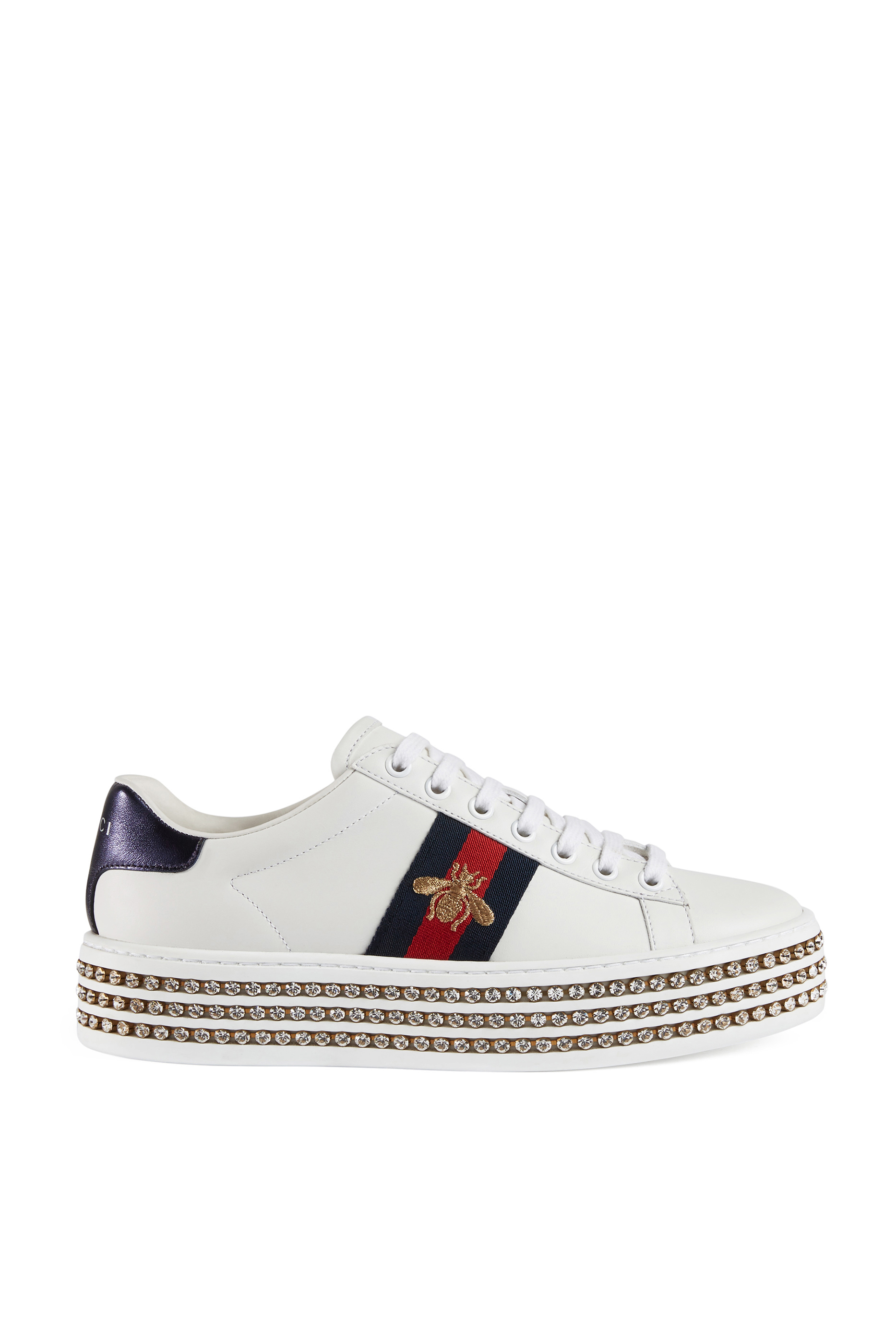 Ace Crystal Embellished Sneakers