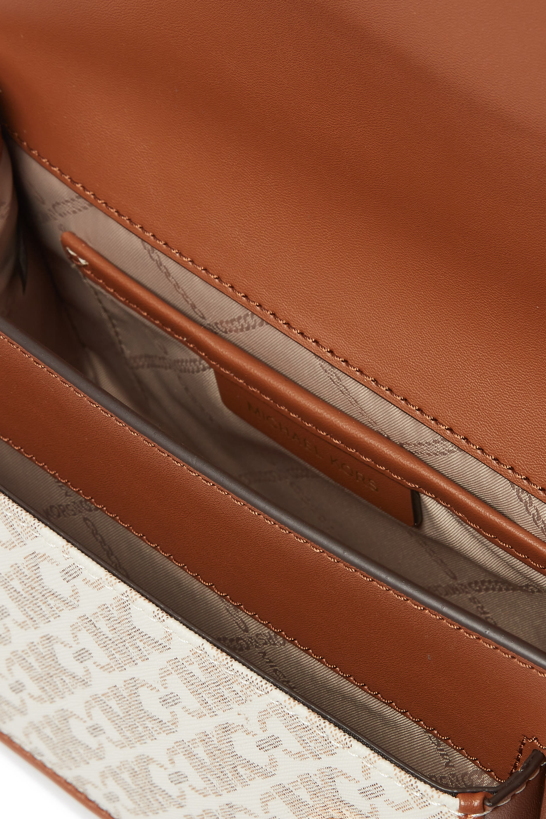 Heather Large Logo Shoulder Bag