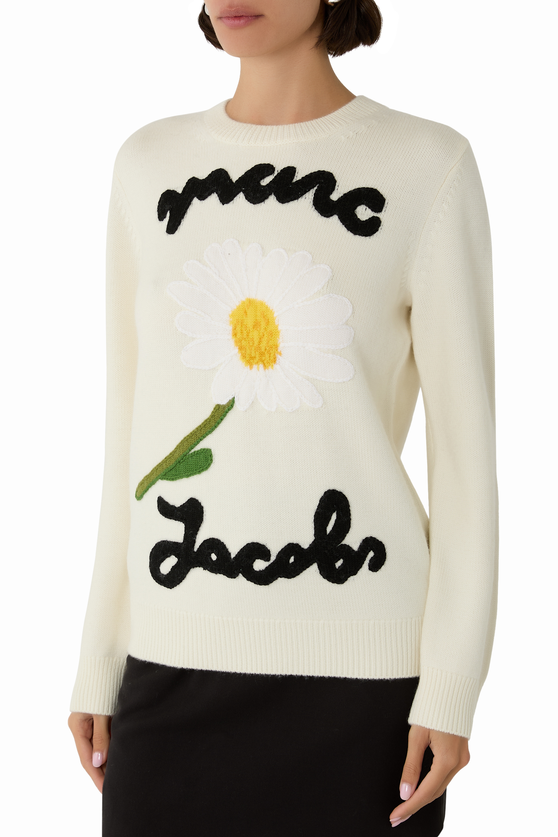 Marc Is Joy Jacquard Crewneck