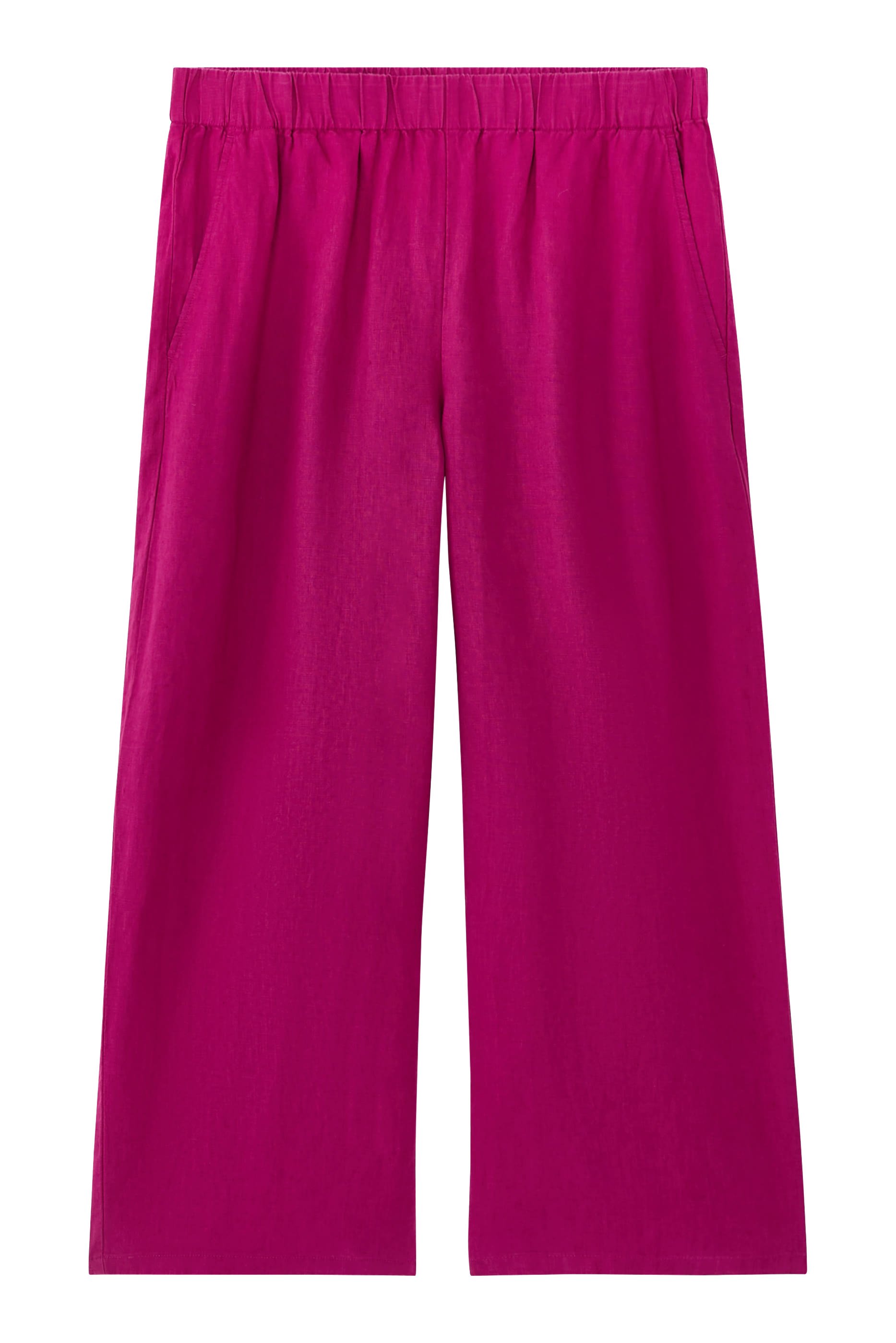 Organic Linen Wide-Leg Pants