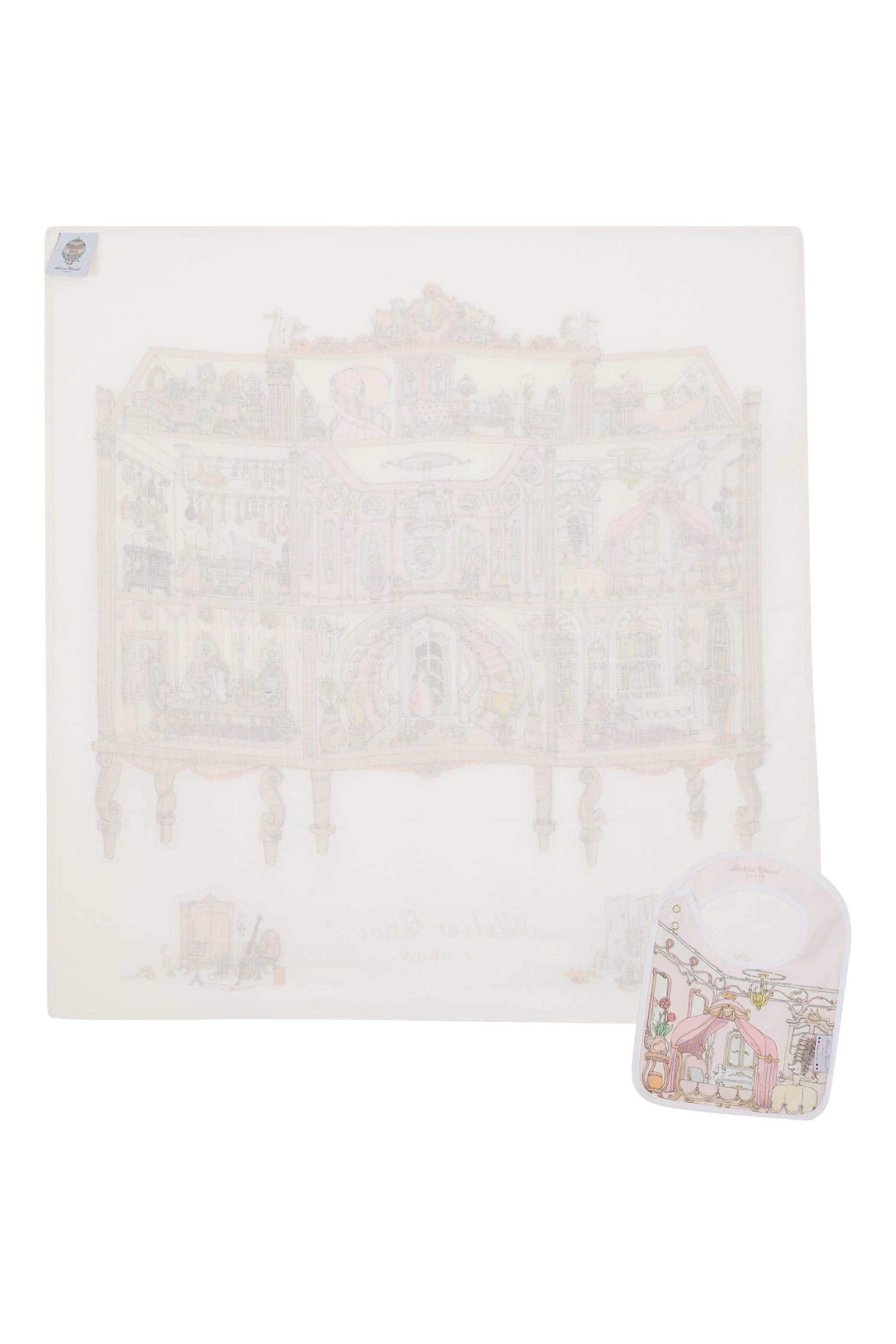 Kids Carr&eacute; & Bib Set &ndash; Doll House