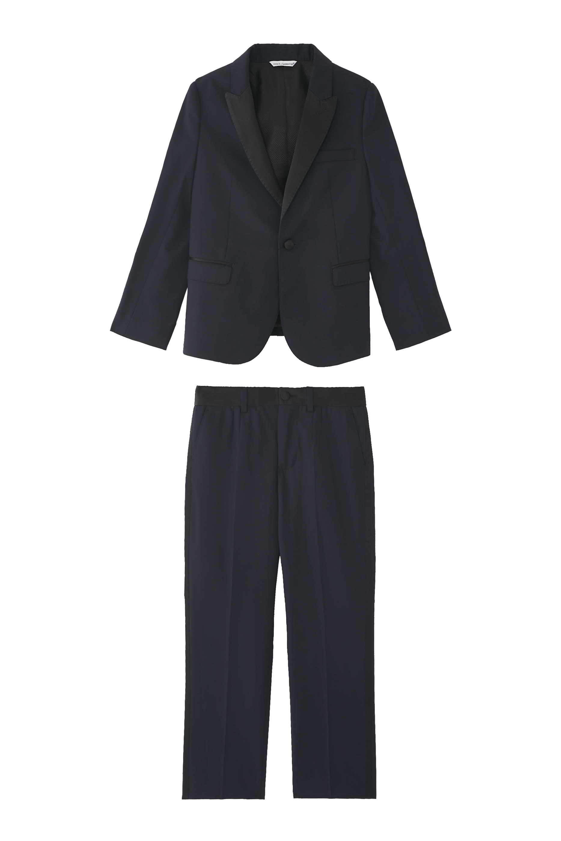 Kids Single-Breasted Tuxedo Suit