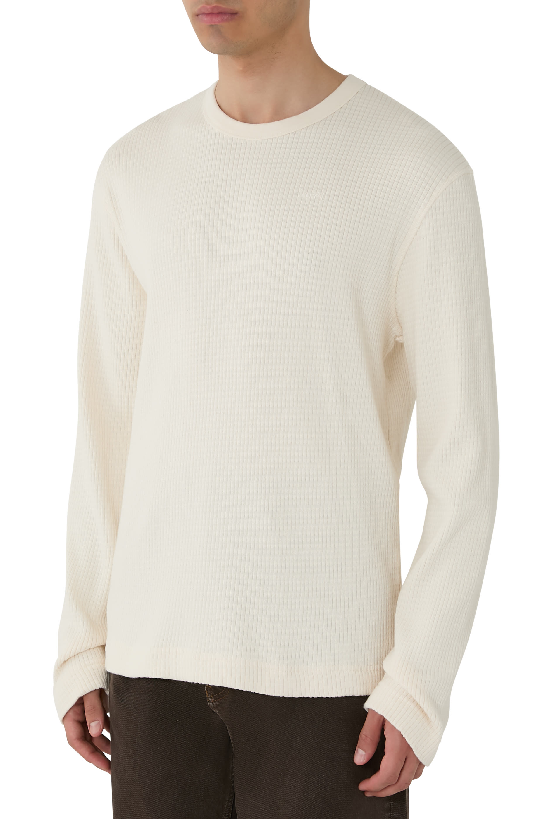 Rib Long Sleeves T-Shirt