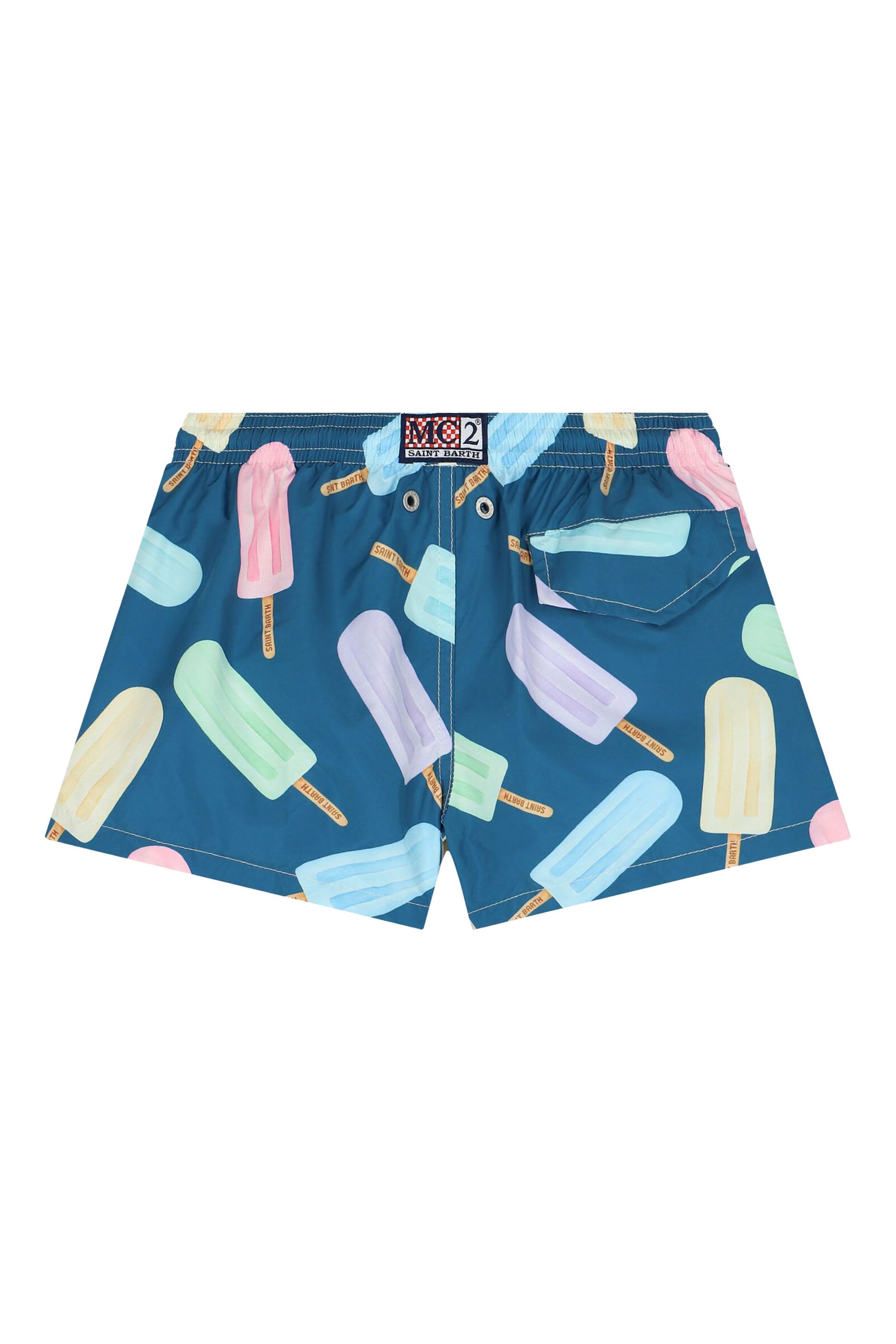 Kids  Ice-Cream Printed Shorts