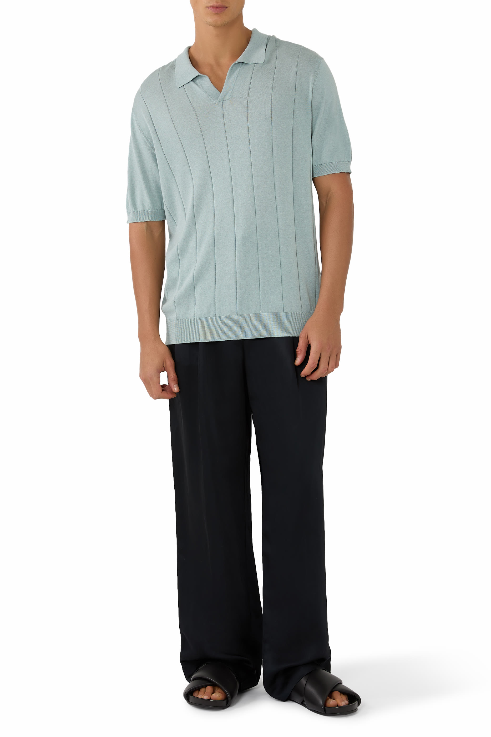 Wilson Wide Leg Satin Trousers