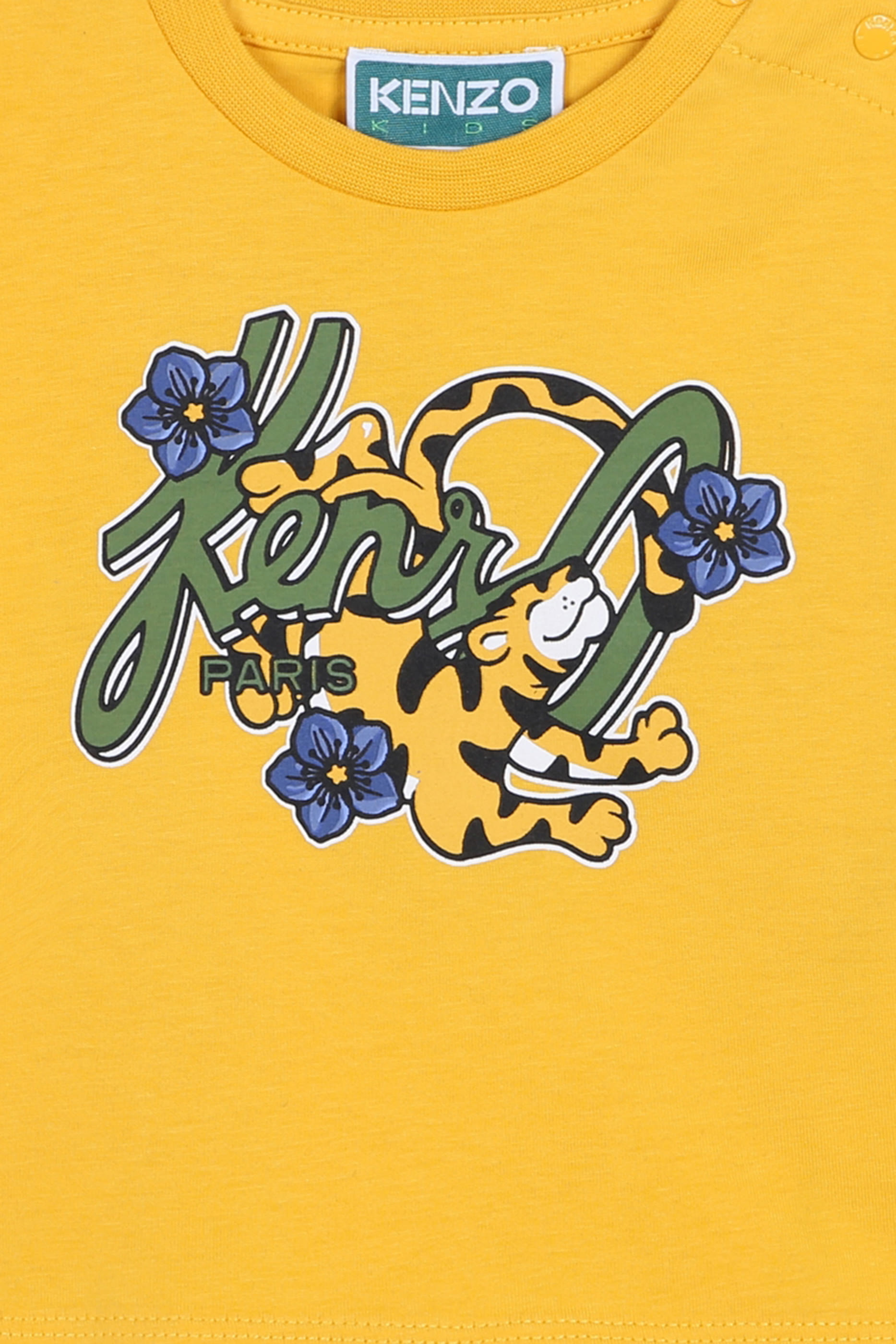 Kids Monkey Flower Long Sleeves Top