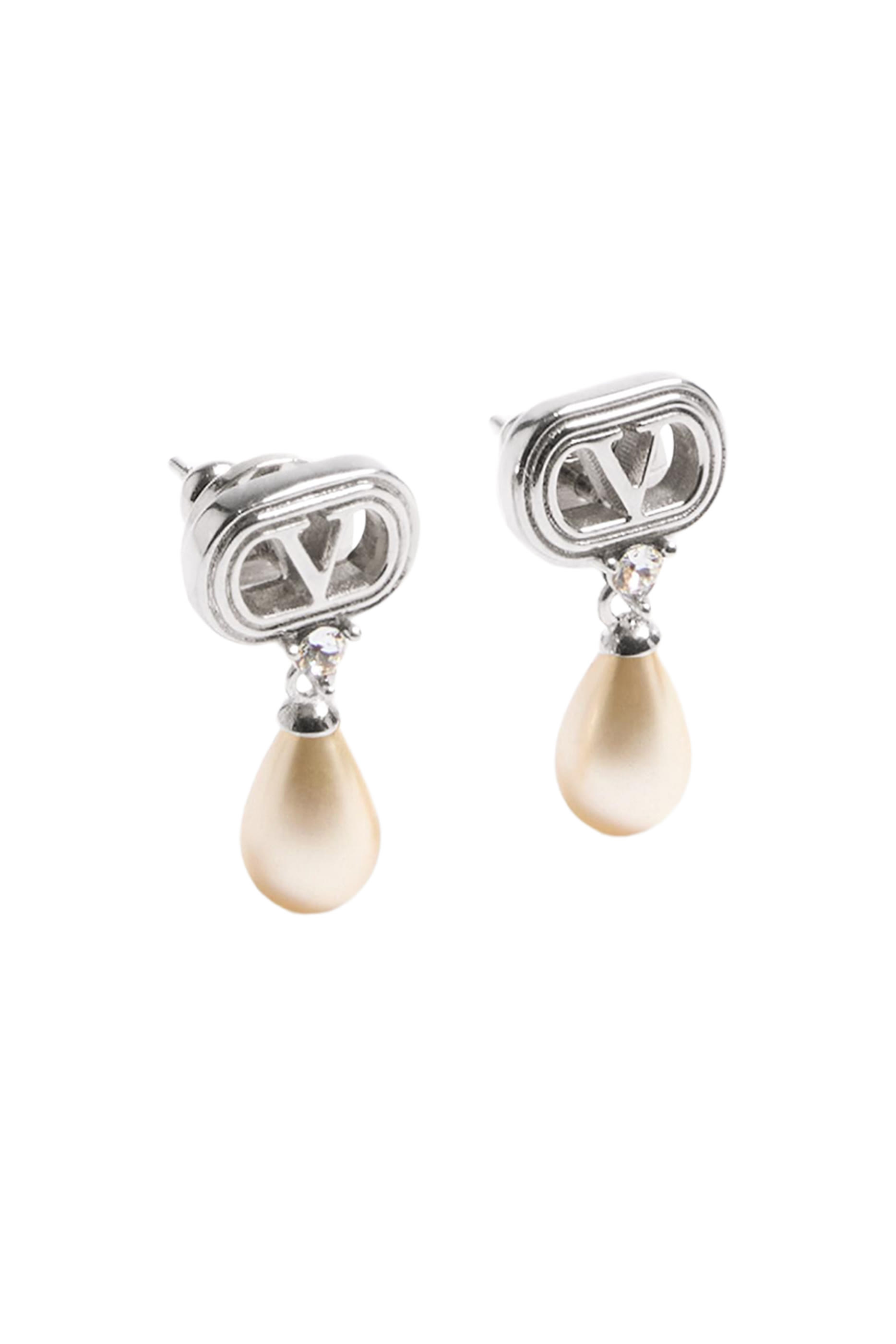 Teardrop Pearl Ovalette Earrings