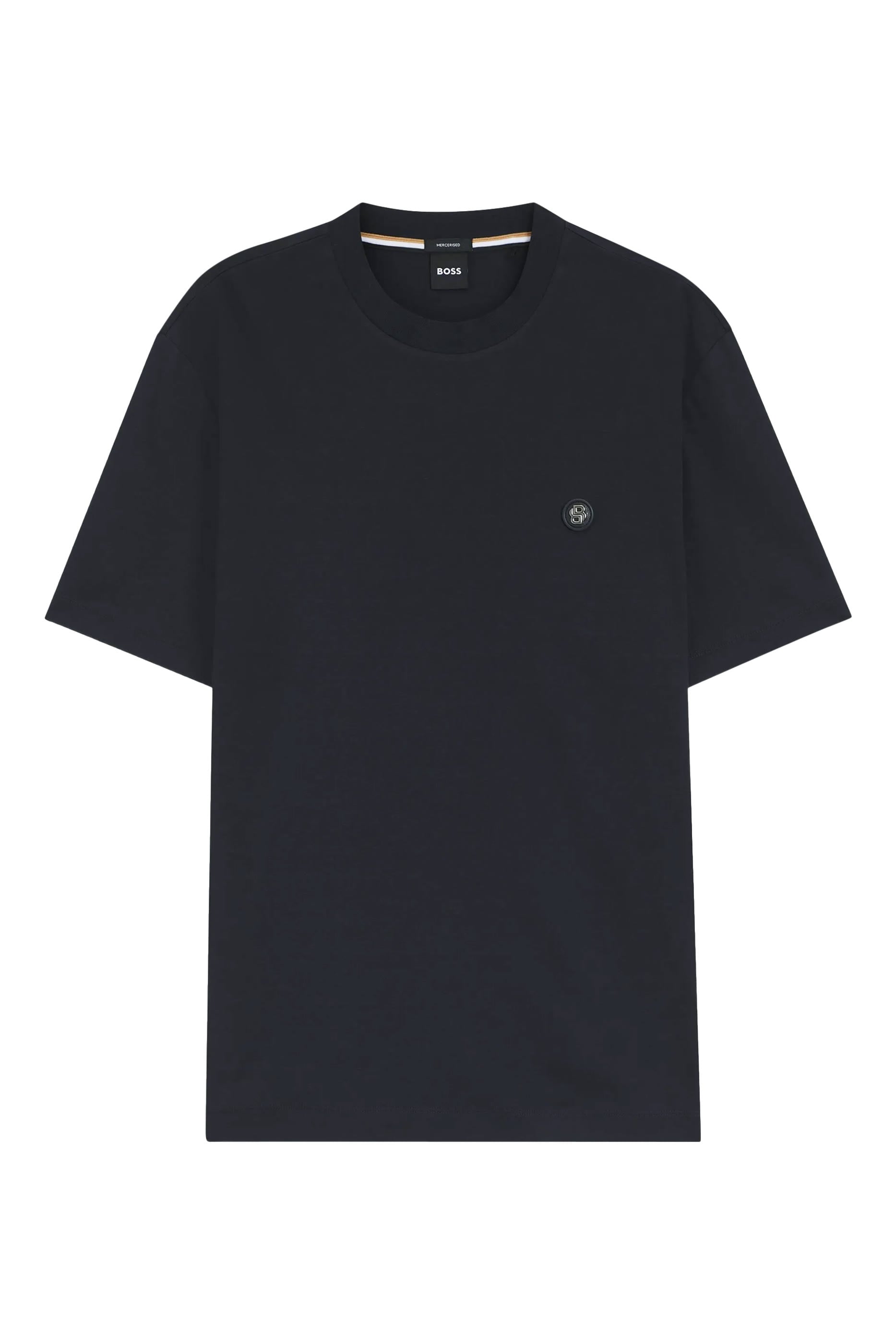 Mercerised-Cotton T-Shirt with Double B Monogram