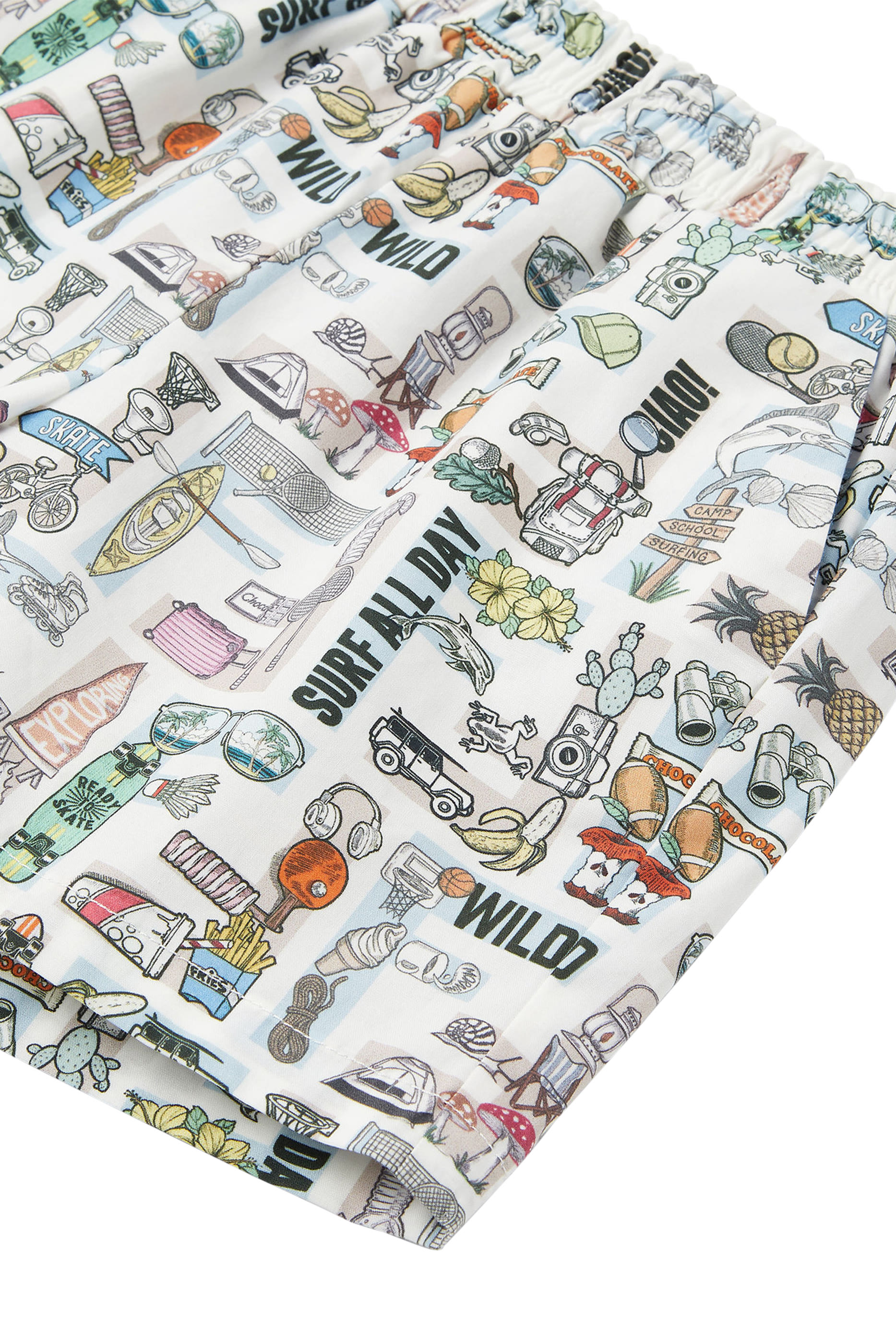 Kids Graphic Bermuda Shorts