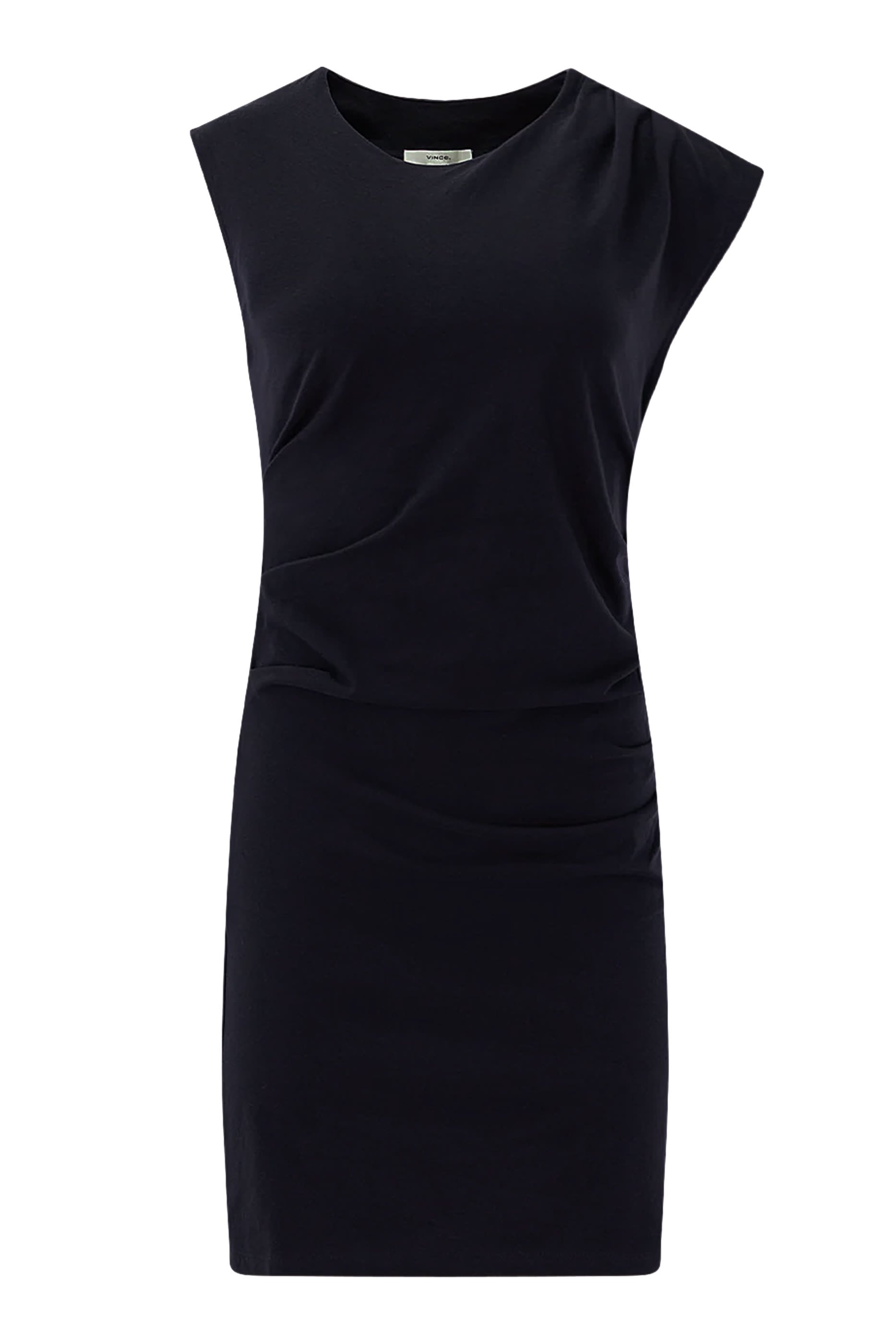 Cotton Twist-Drape Dress