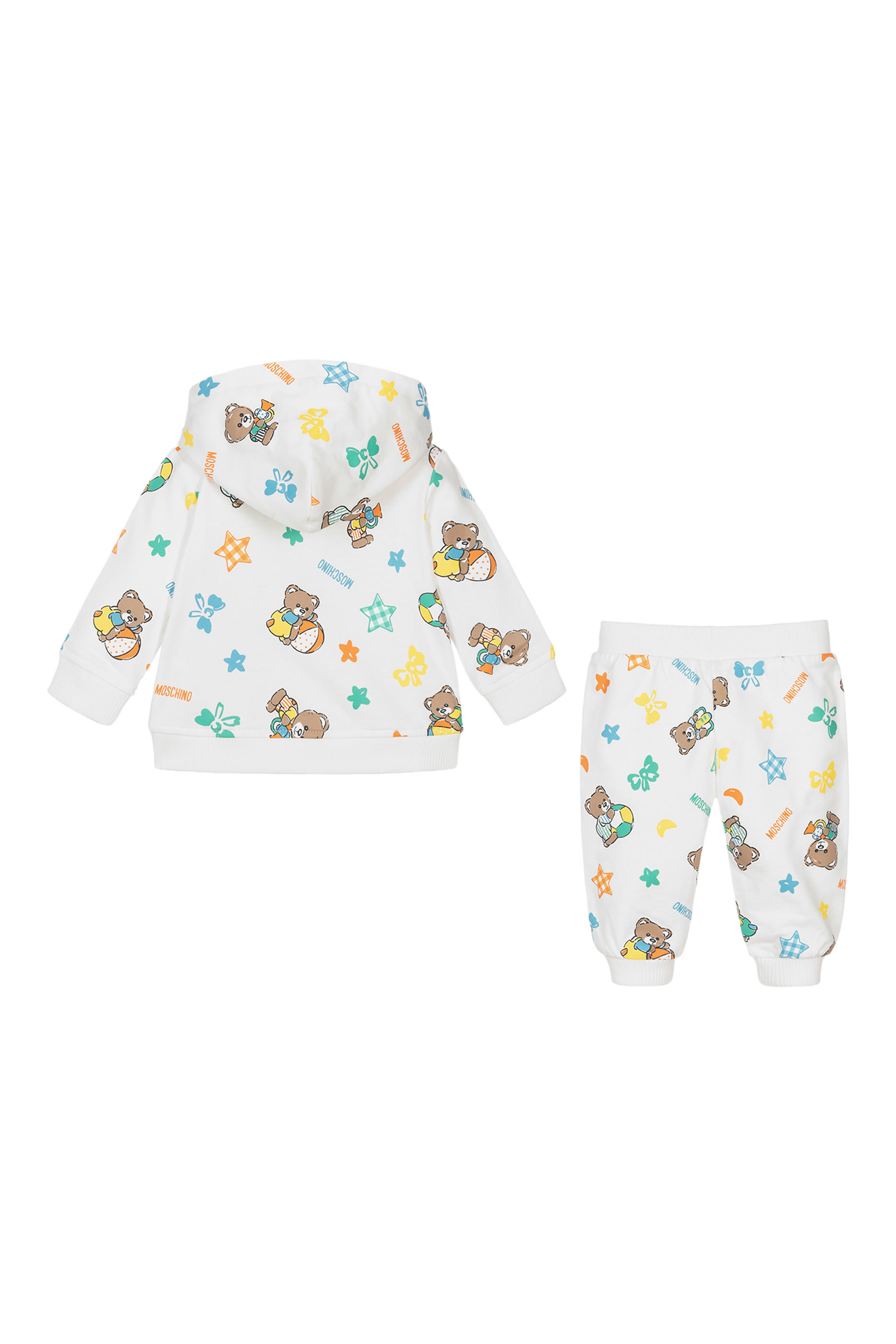 Kids Teddy Bear Fleece Hooded Tracksuit