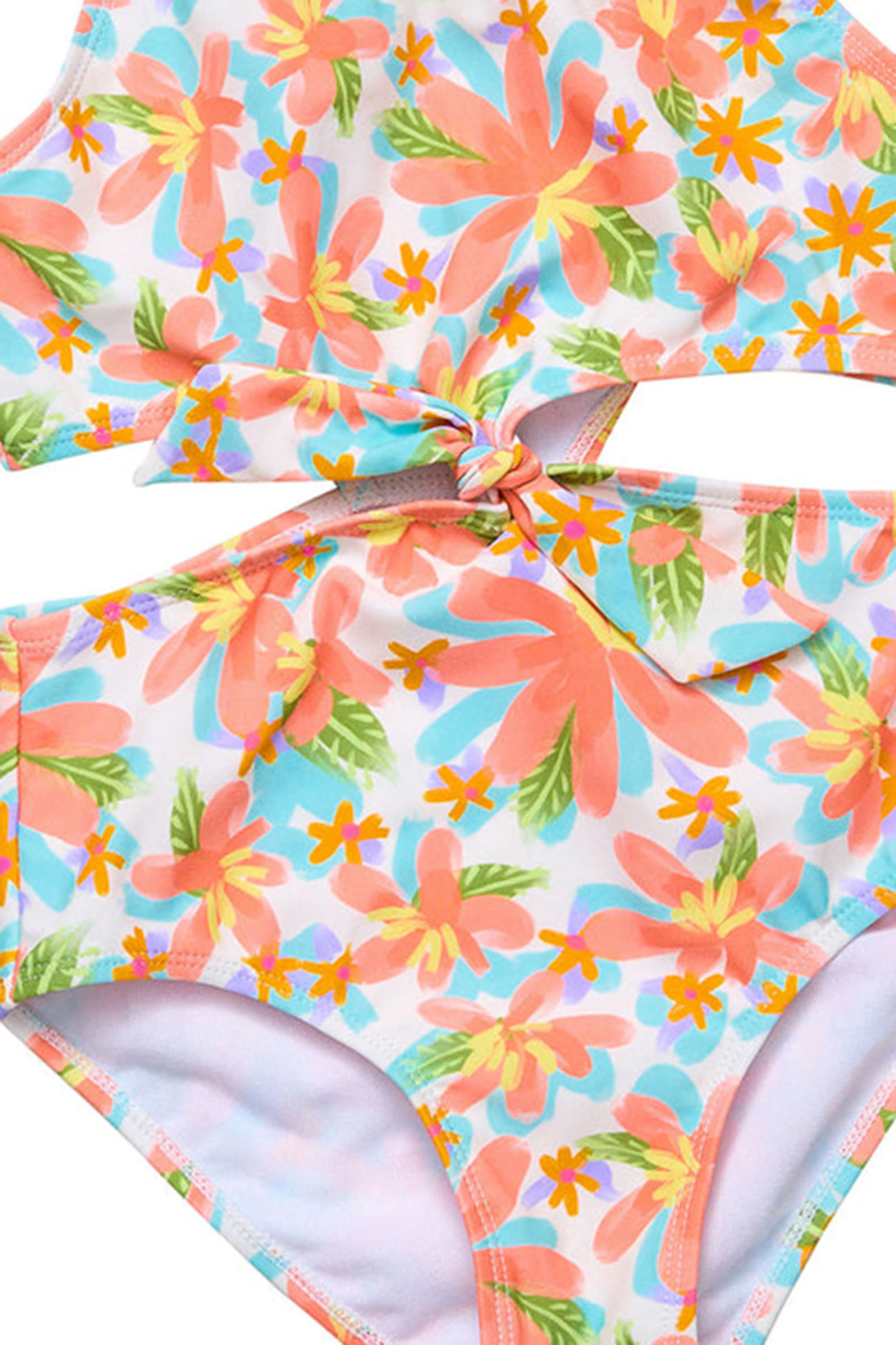 Kids Hawaiian Cut-Out Swimsuit