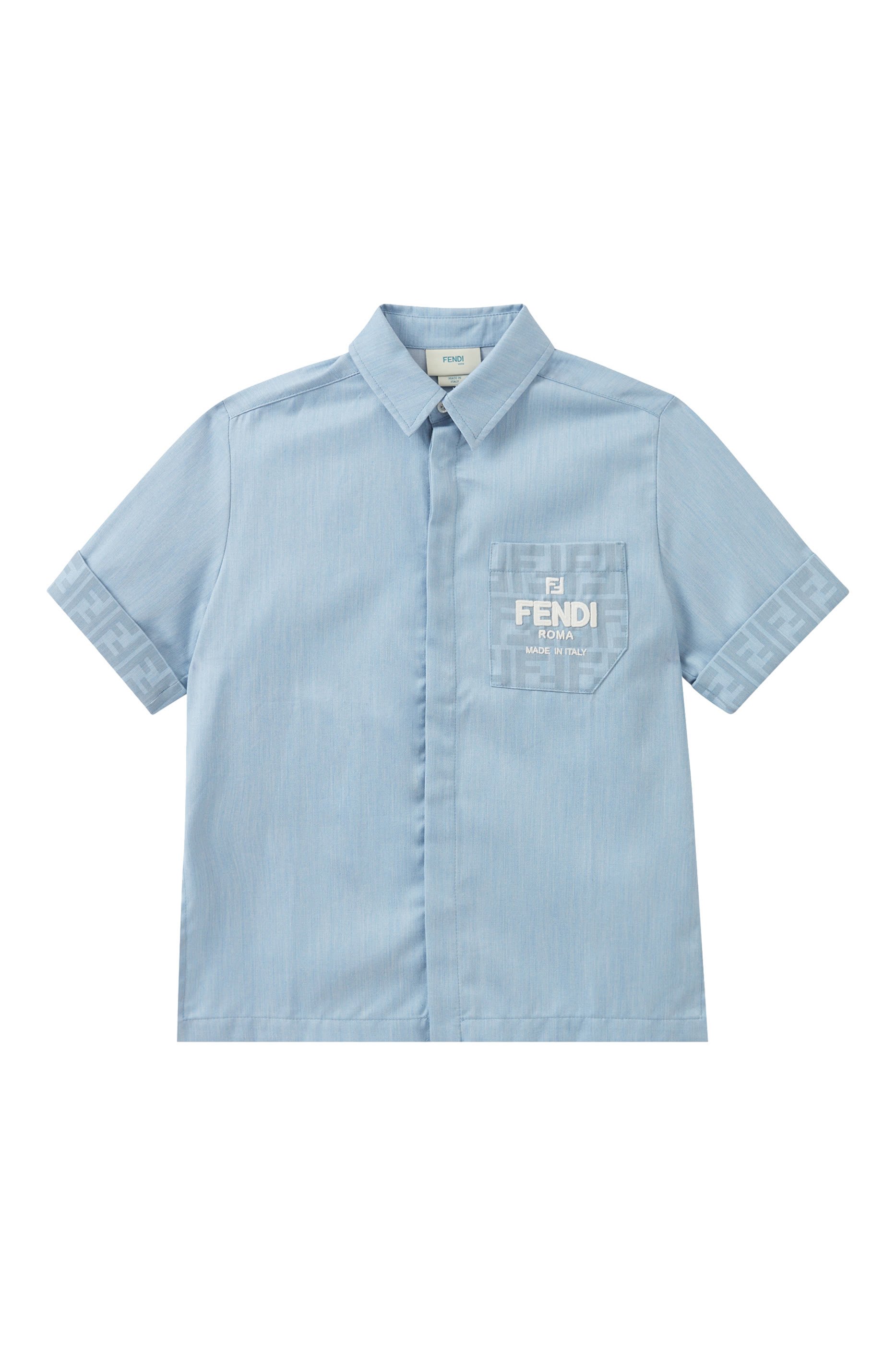 Kids Chambray Pocket Shirt