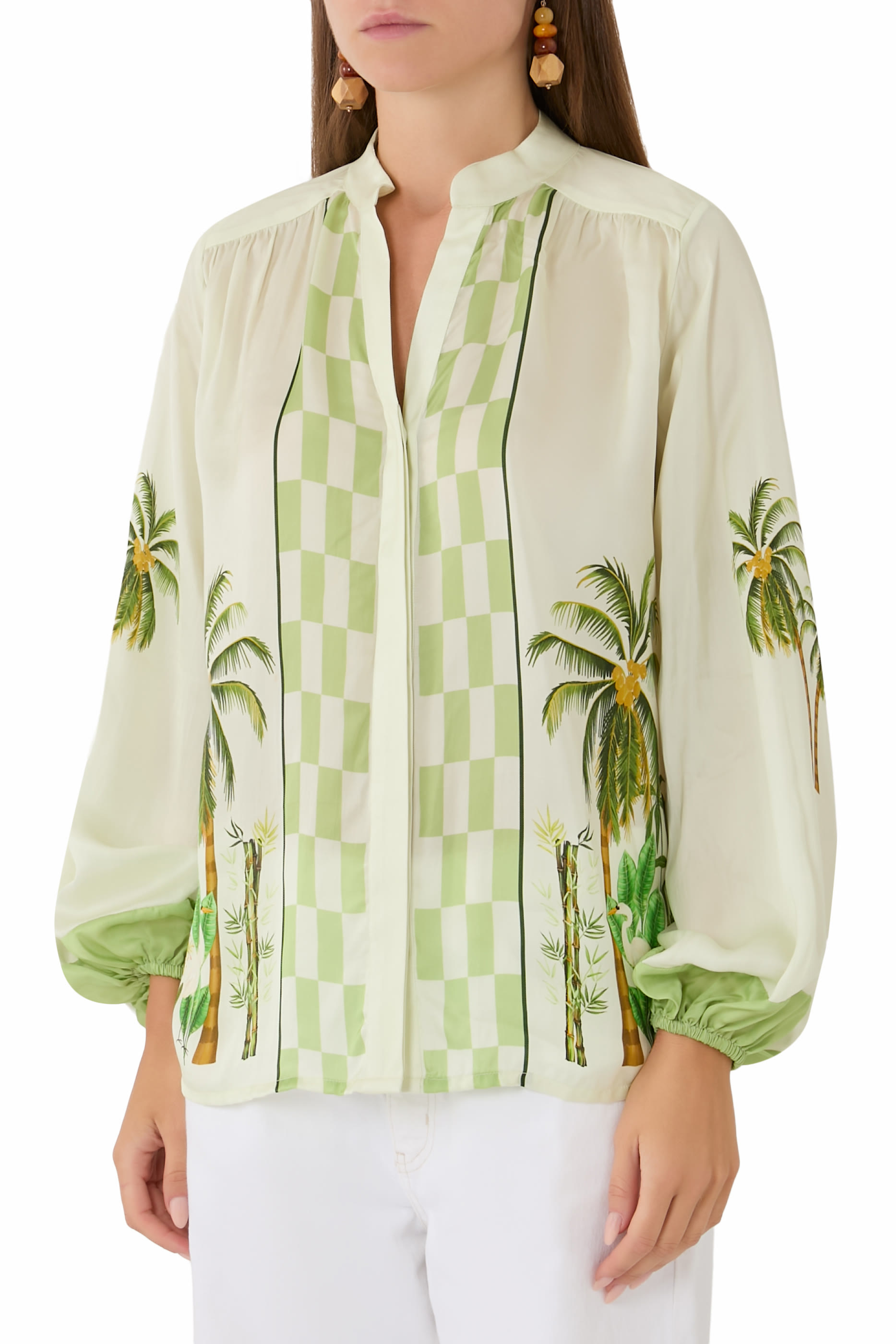 Palm Silk Shirt
