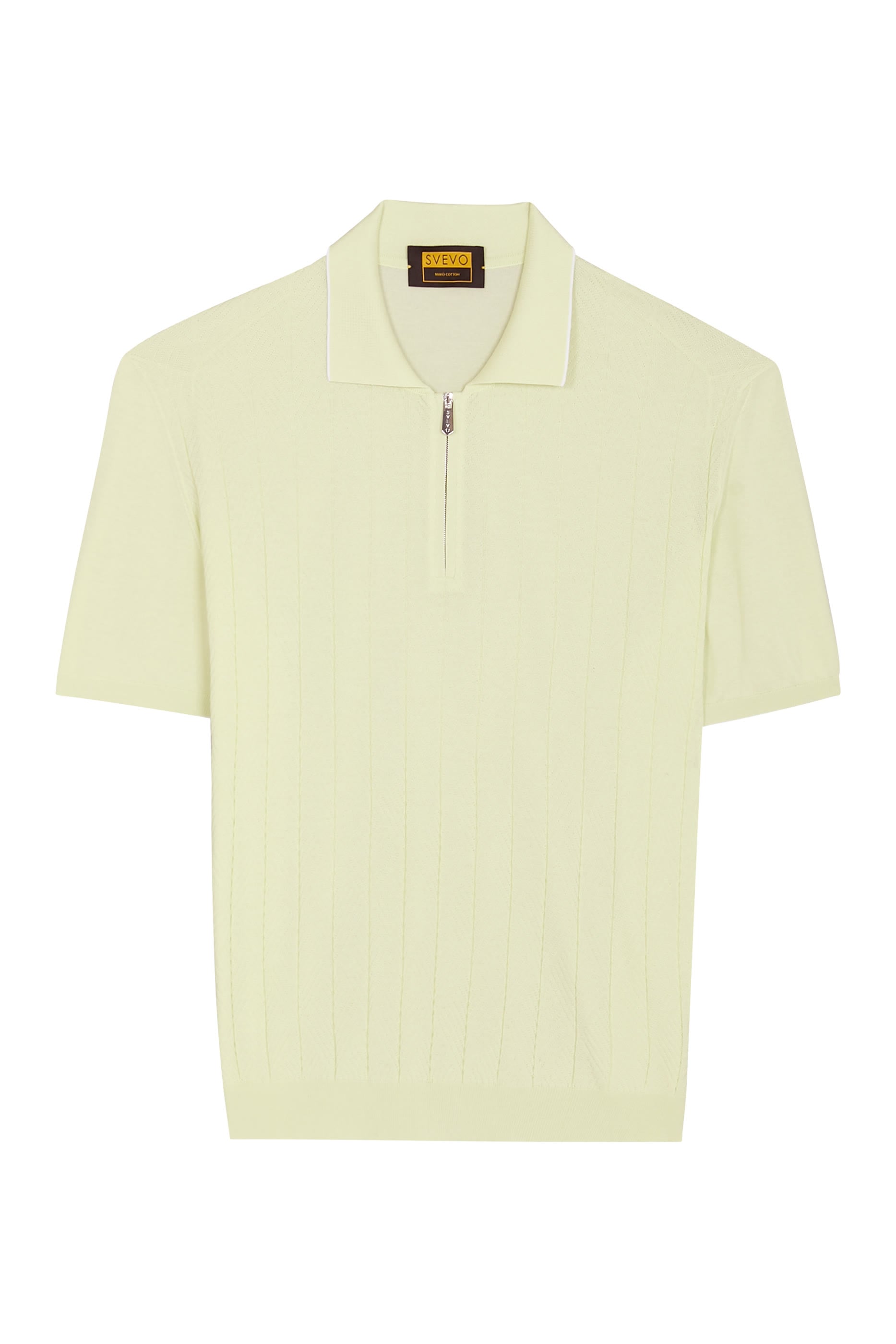  Short-Sleeve Polo with Zip