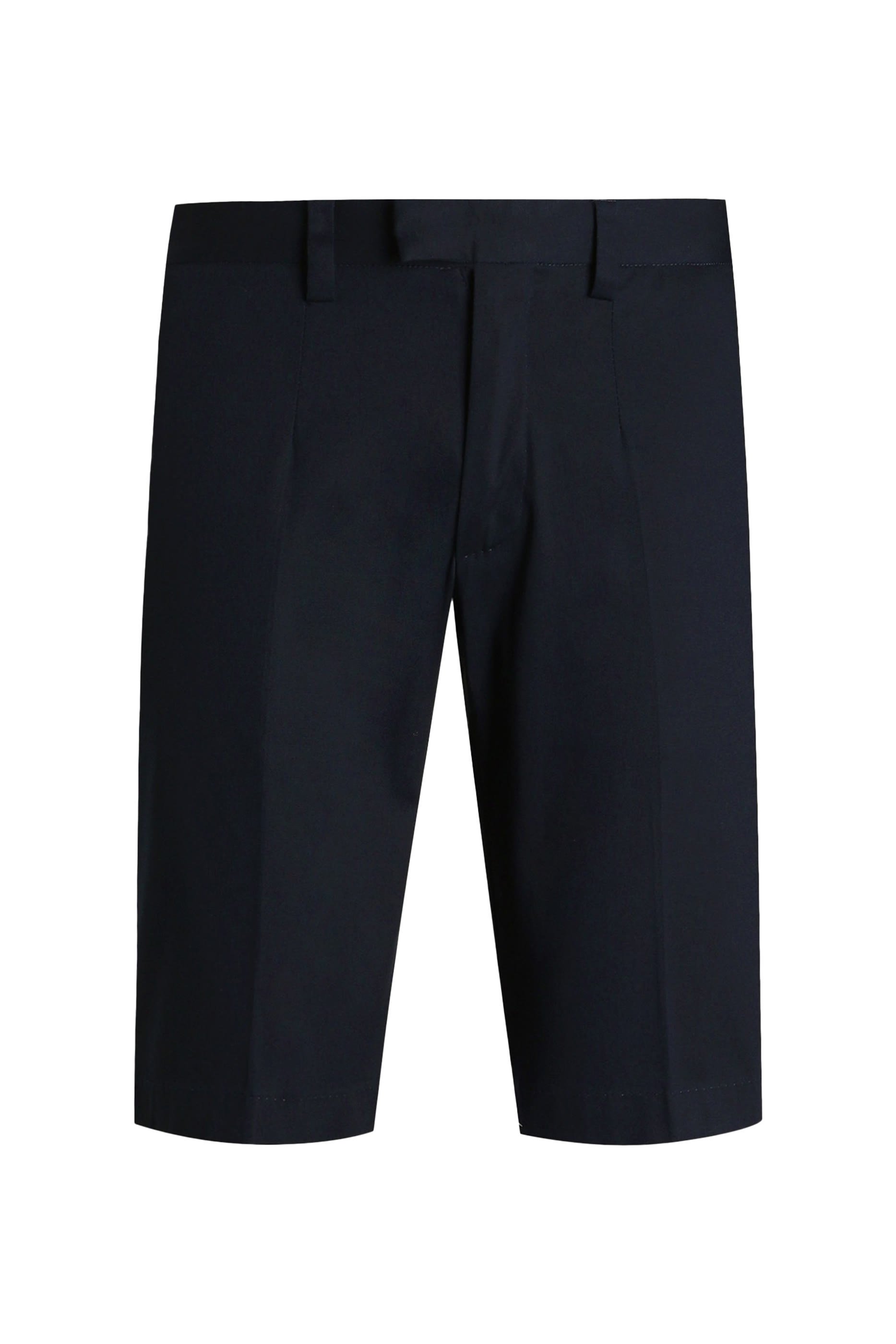 Gabardine Cotton Bermuda Shorts