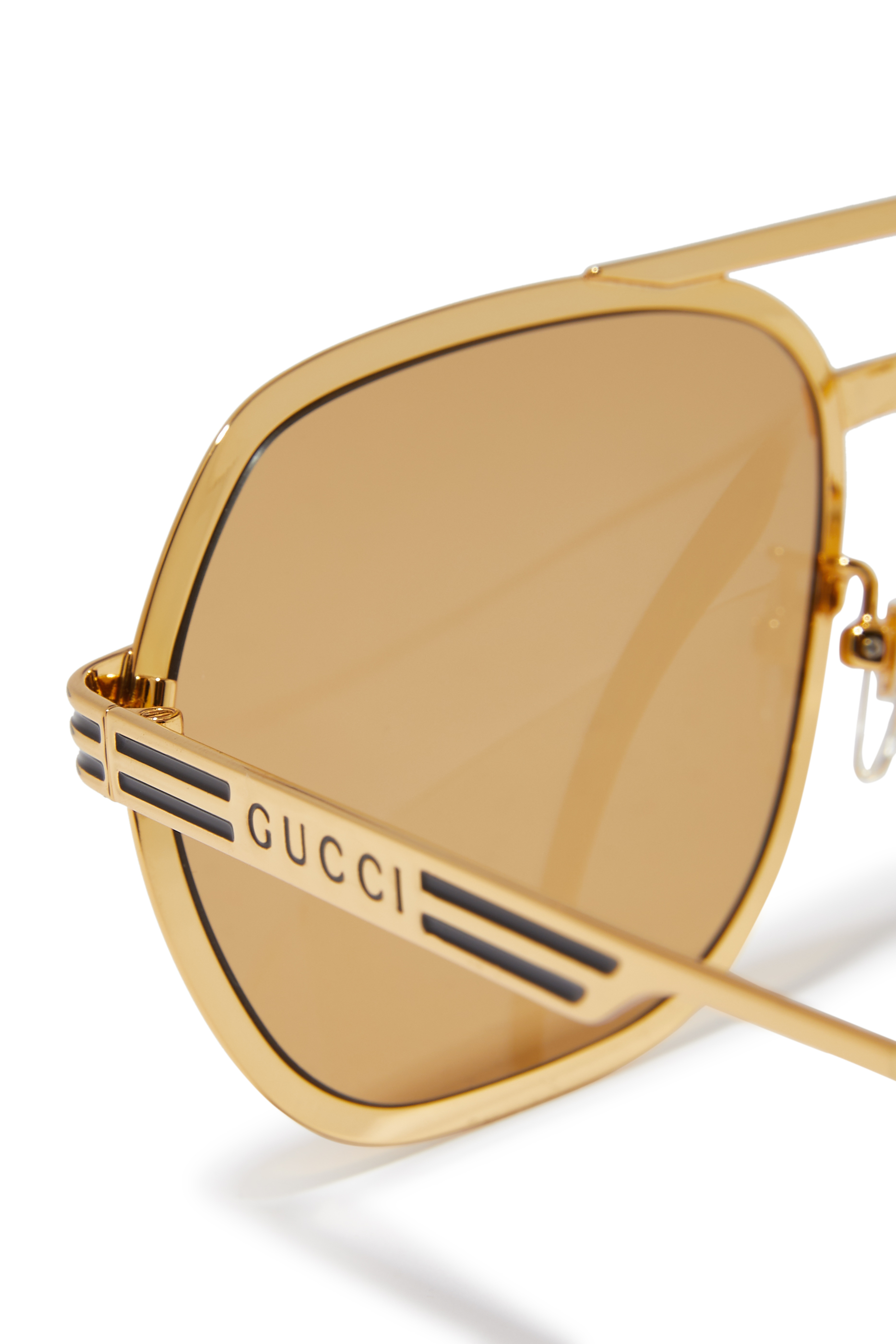 Metallic Gold Sunglasses