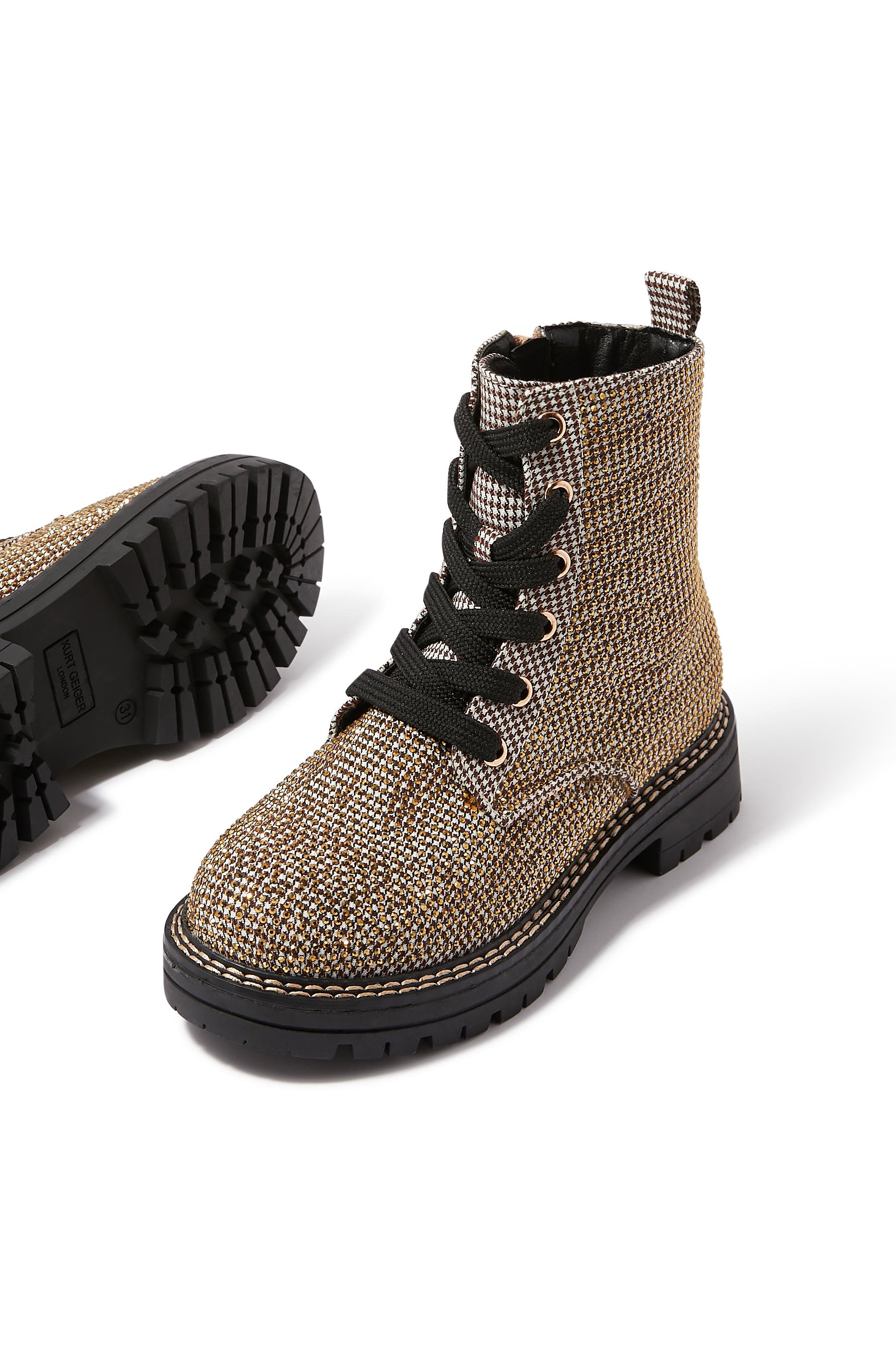 Kids Mini Burlington Fabric Ankle Boots