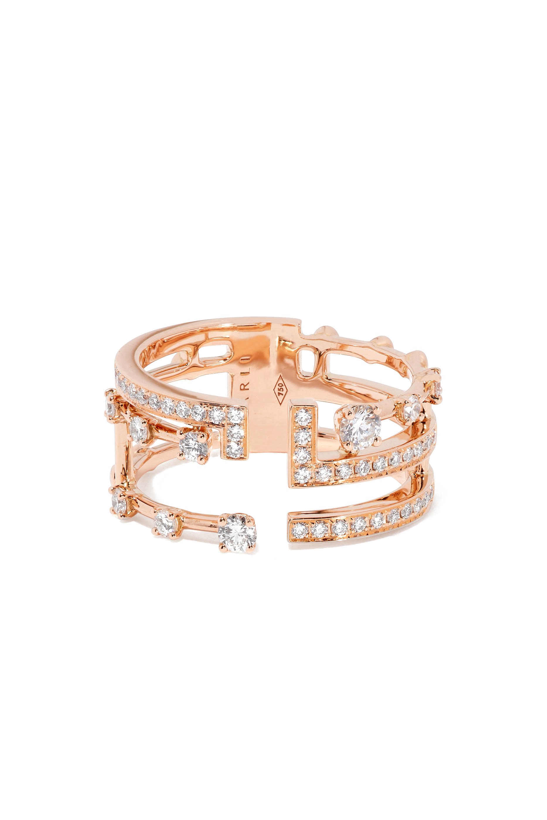 Avenues Diamond Ring 18kt Rose Gold