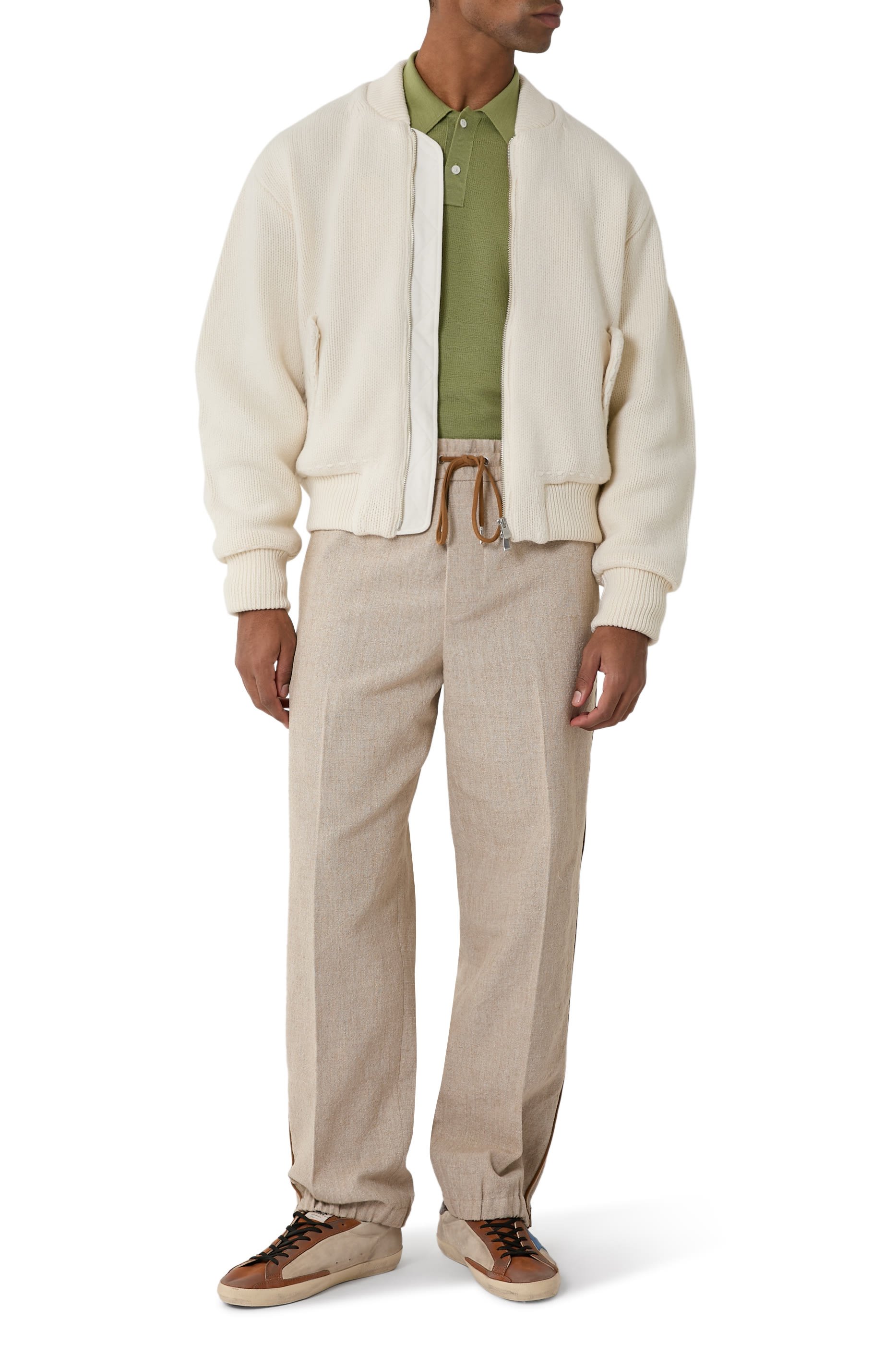 Handstitch Knitted Bomber