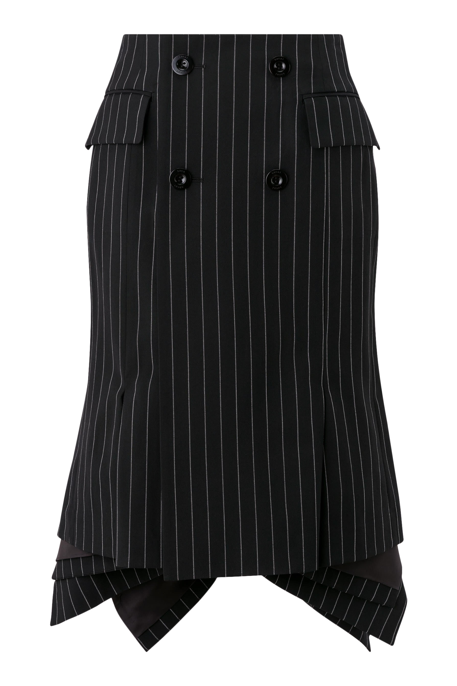 Wool Silk Suiting Skirt